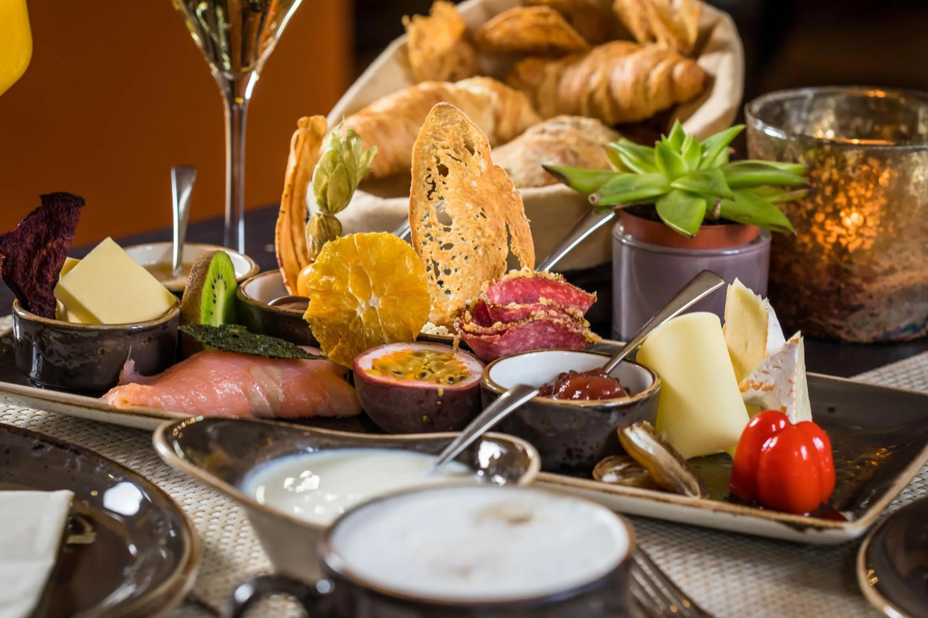 Breakfast in Farmerhaus-Lodge