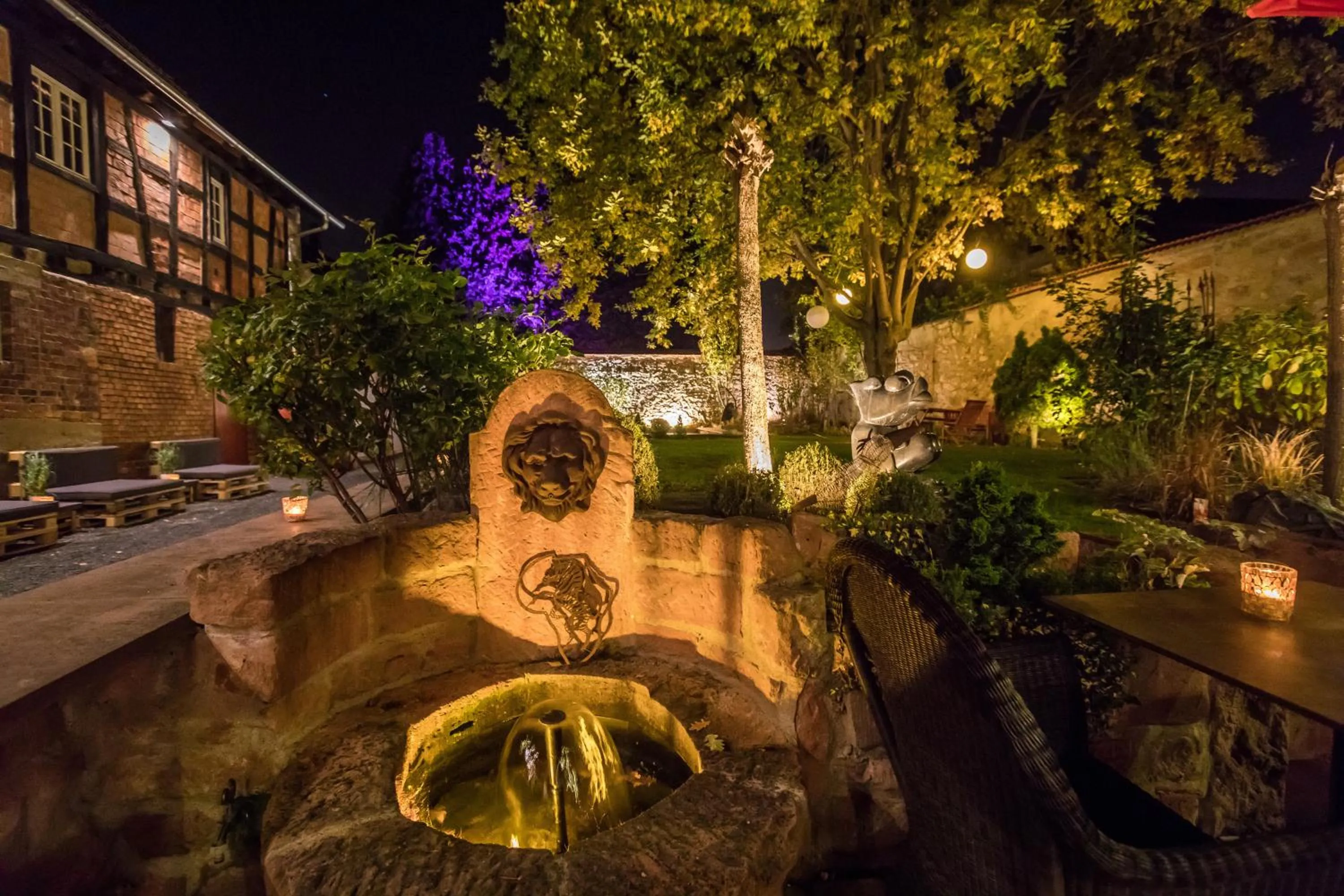 Garden in Farmerhaus-Lodge