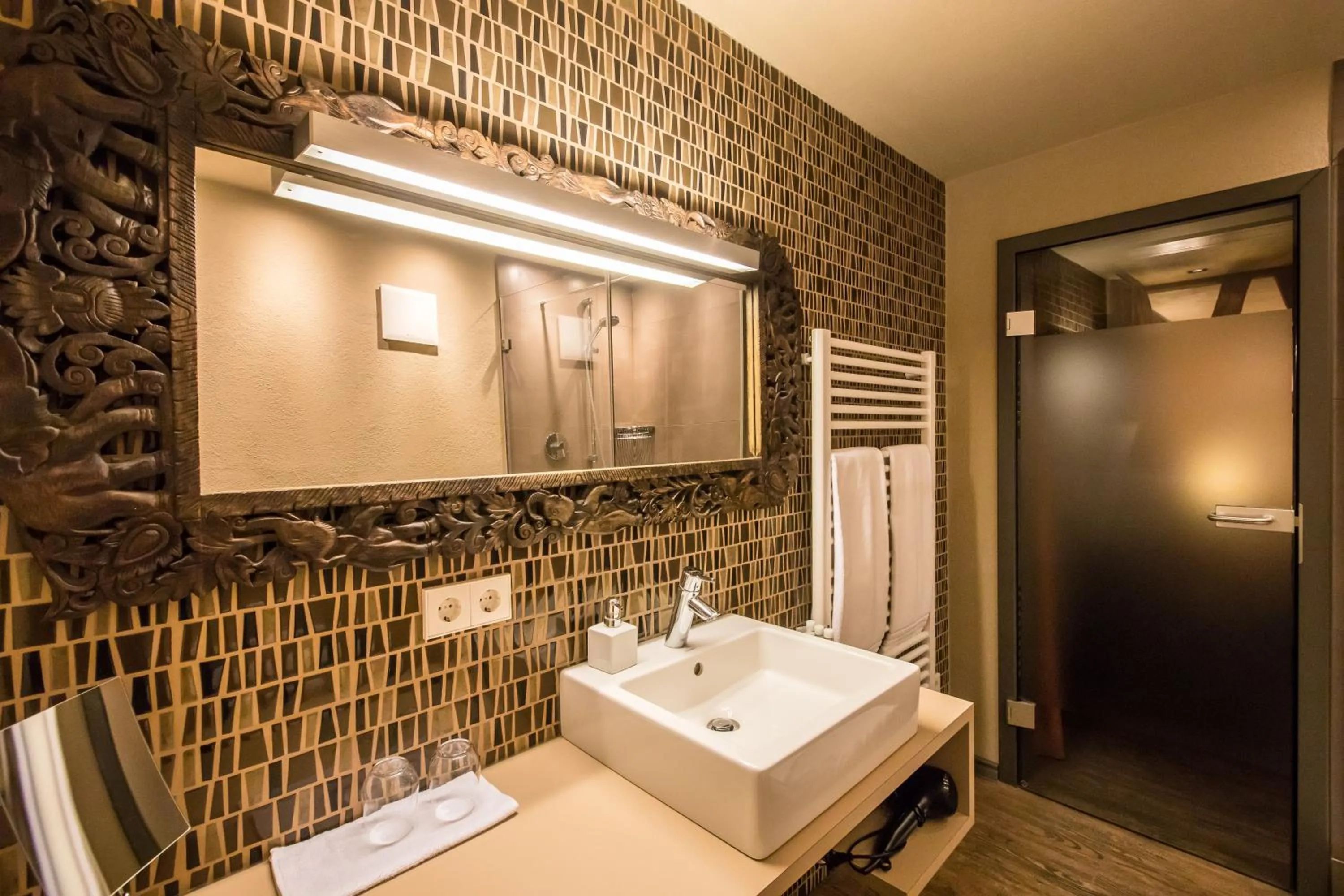 Bathroom in Farmerhaus-Lodge