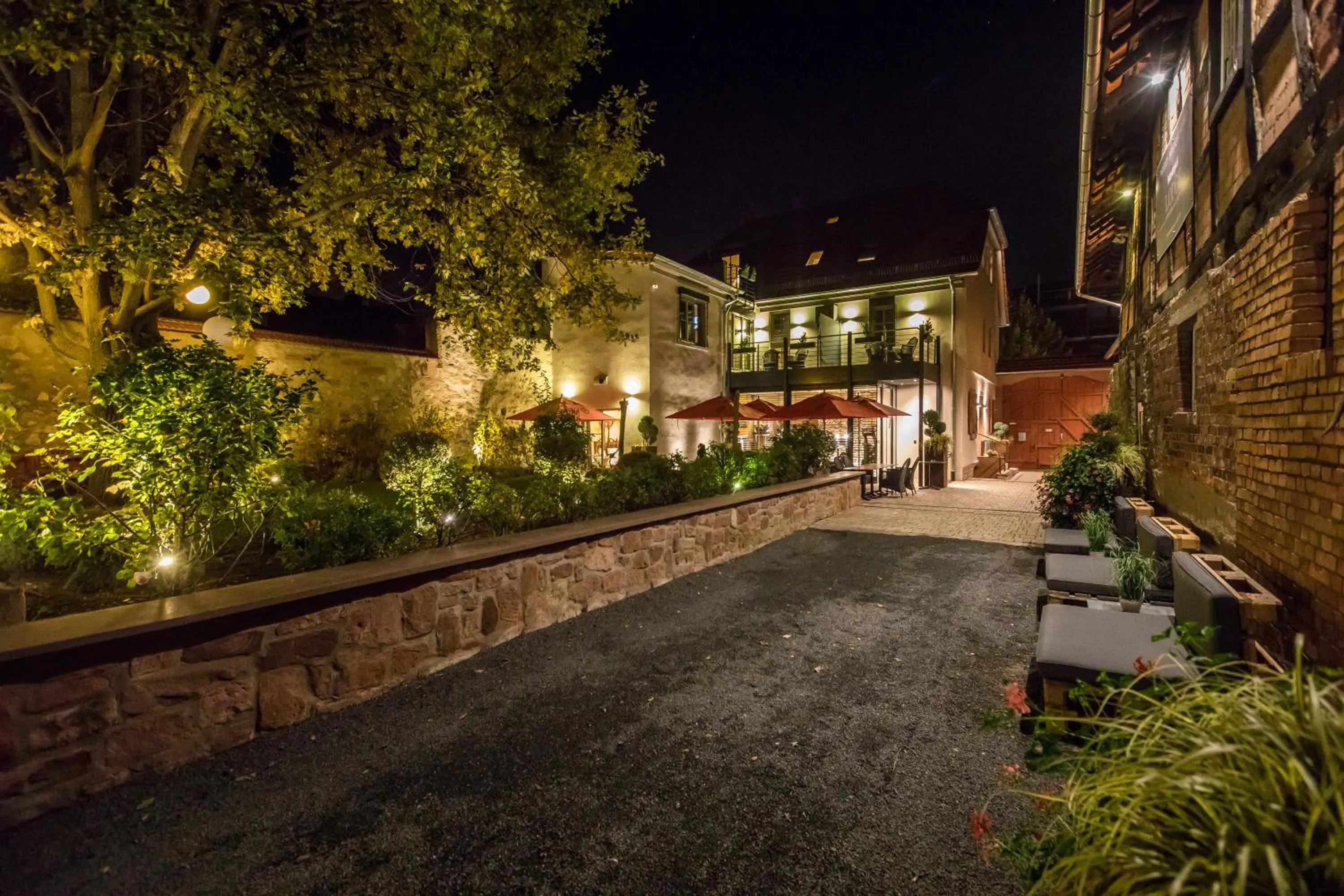 Garden in Farmerhaus-Lodge