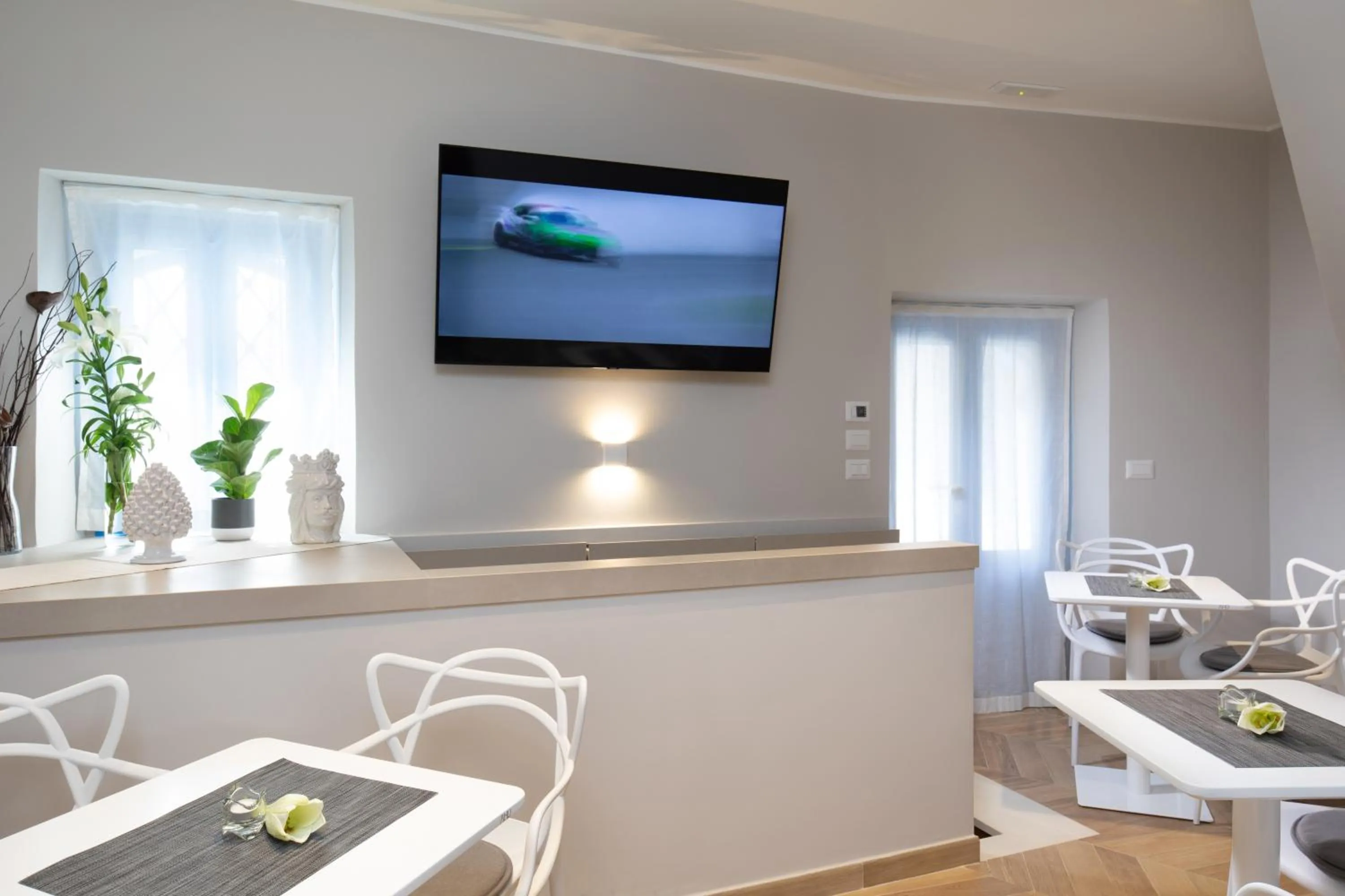 Communal lounge/ TV room in Casa Blandano B&B