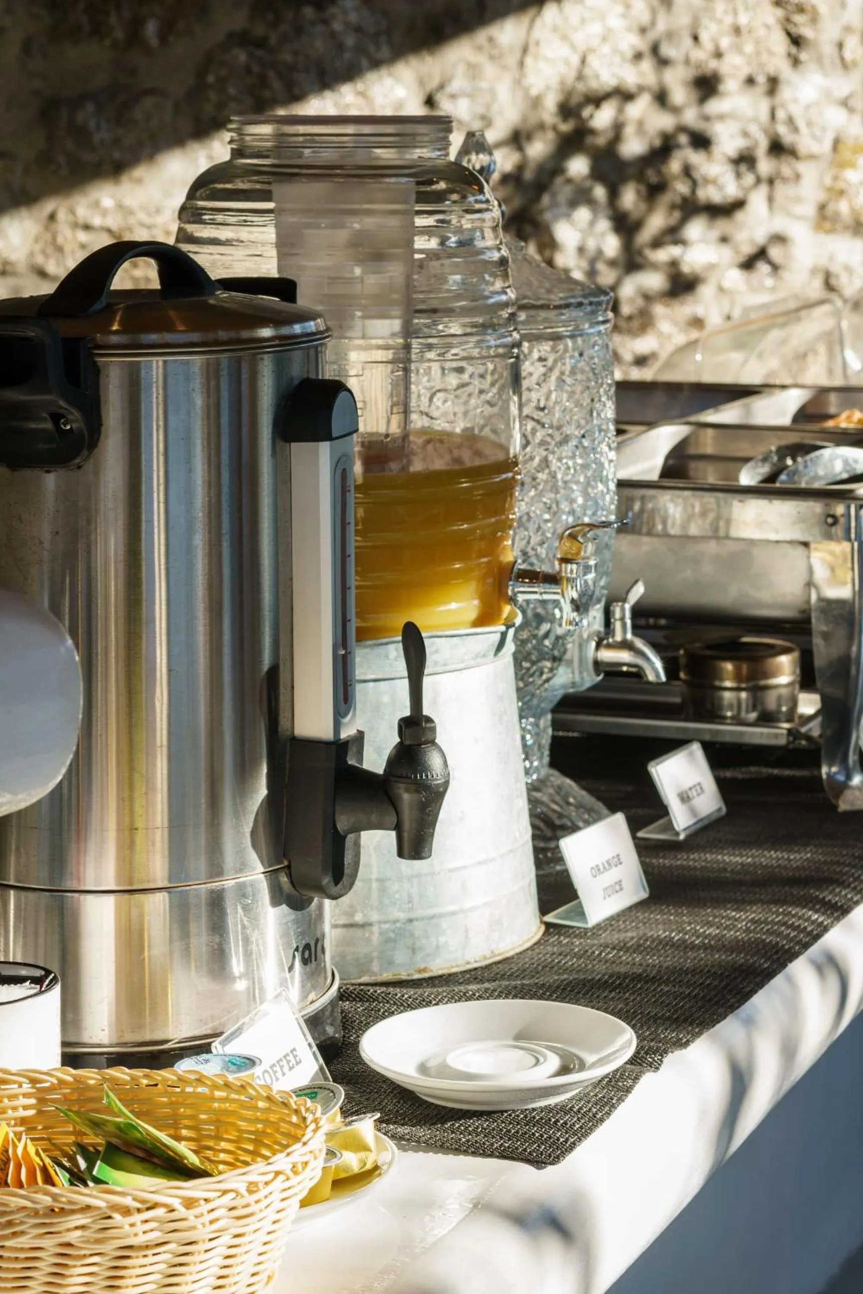 Coffee/tea facilities in Bianco a Nero Mykonos
