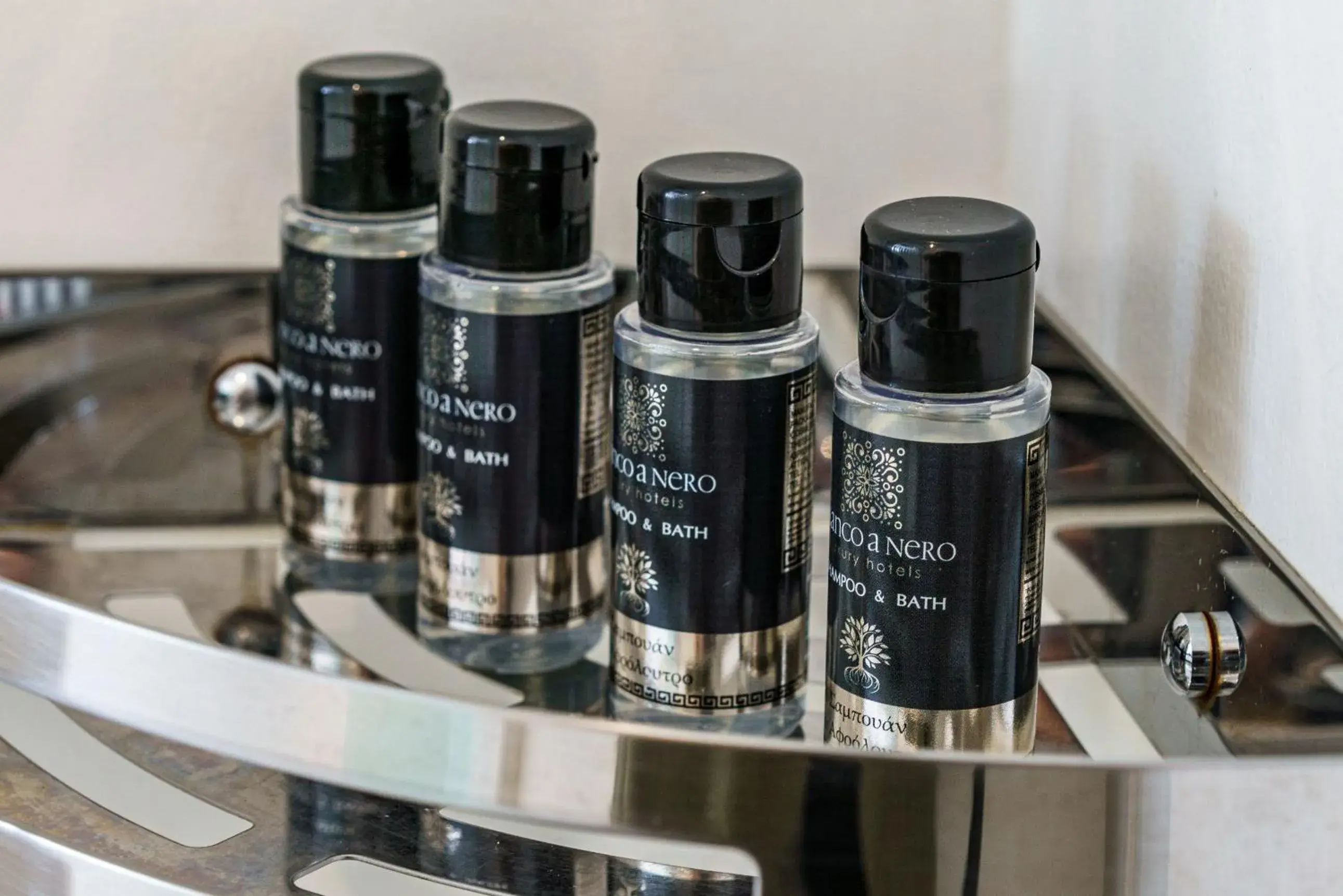 Bathroom in Bianco a Nero Mykonos Bathroom in Bianco a Nero Mykonos