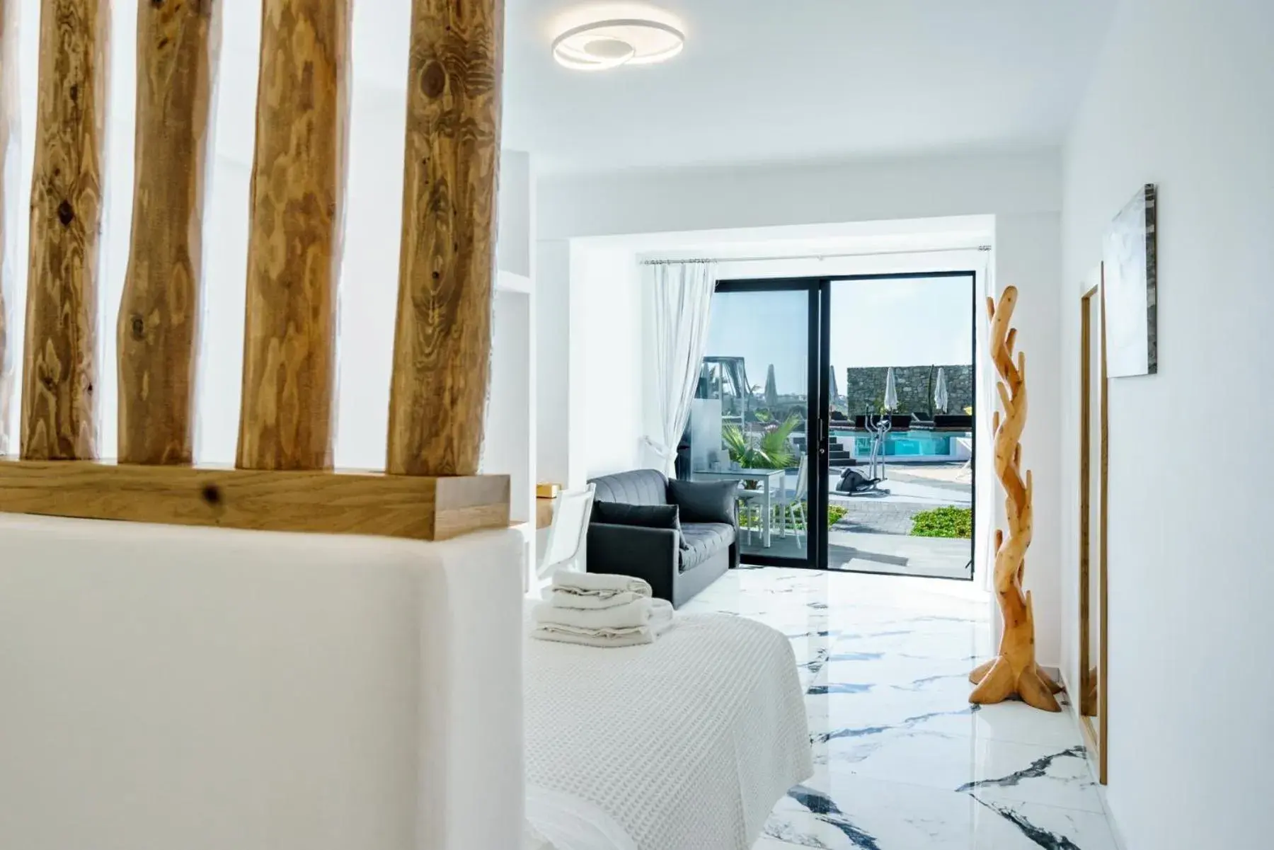 Photo of the whole room in Bianco a Nero Mykonos Photo of the whole room in Bianco a Nero Mykonos