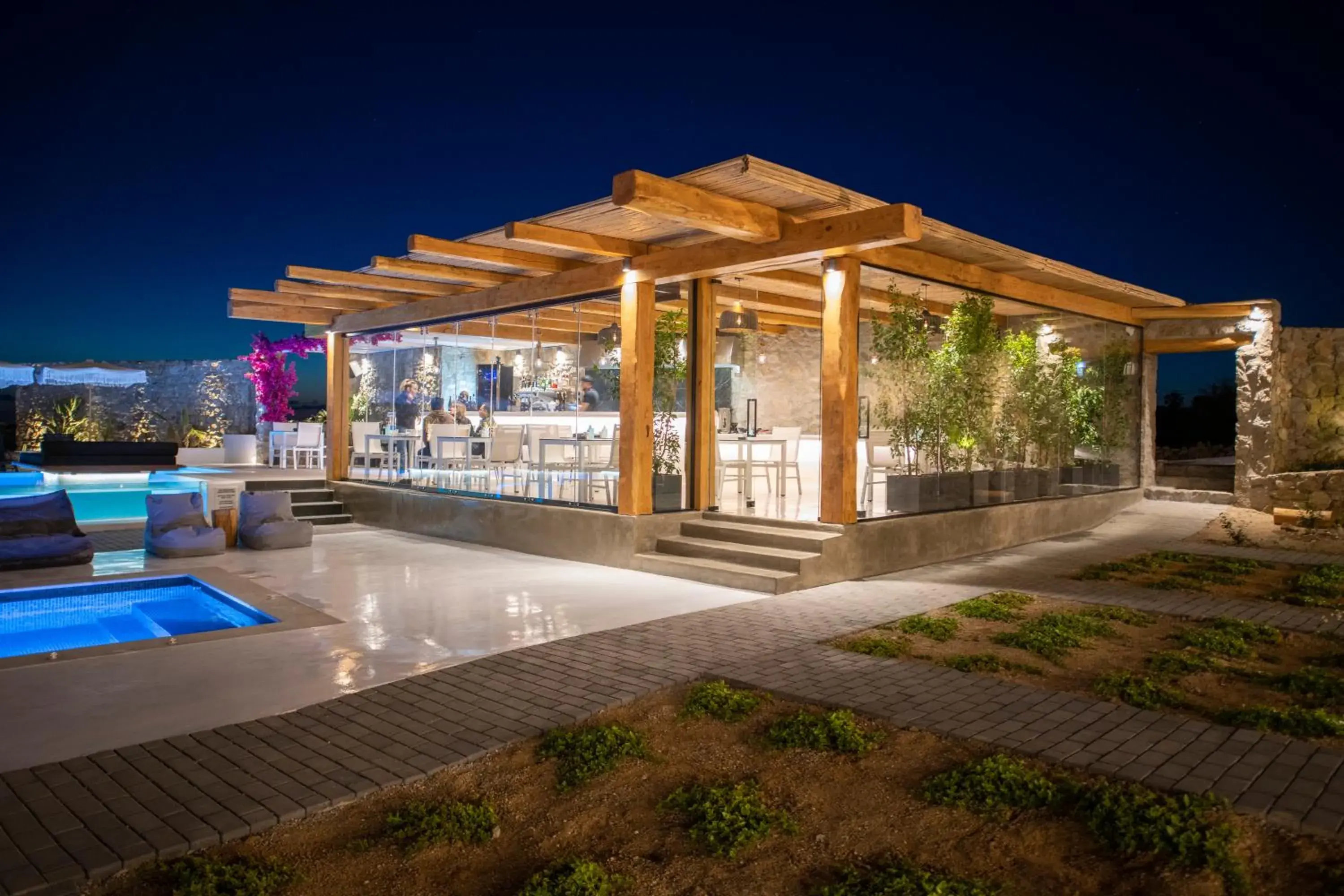 Restaurant/places to eat in Bianco a Nero Mykonos Restaurant/places to eat in Bianco a Nero Mykonos