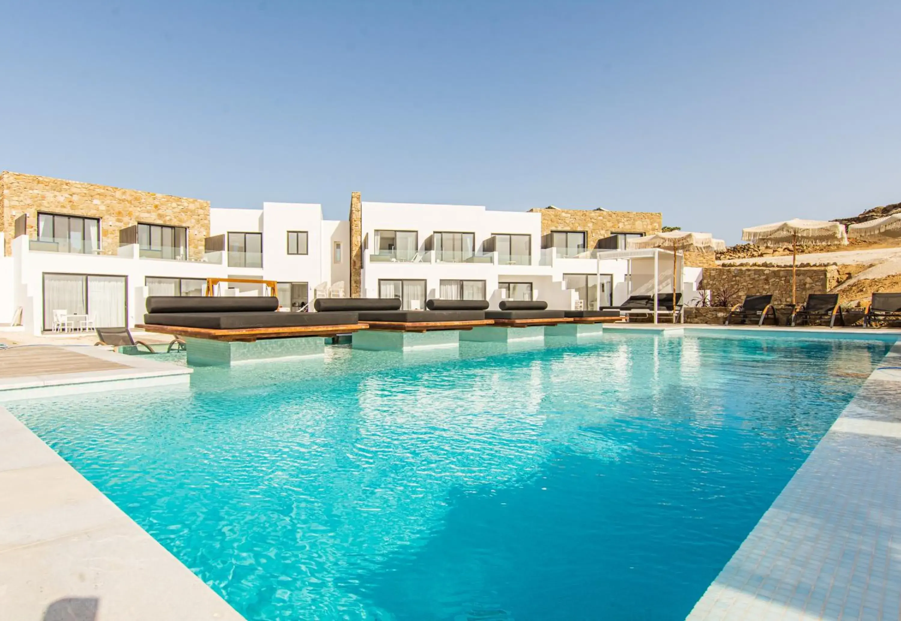 Swimming pool in Bianco a Nero Mykonos Swimming pool in Bianco a Nero Mykonos