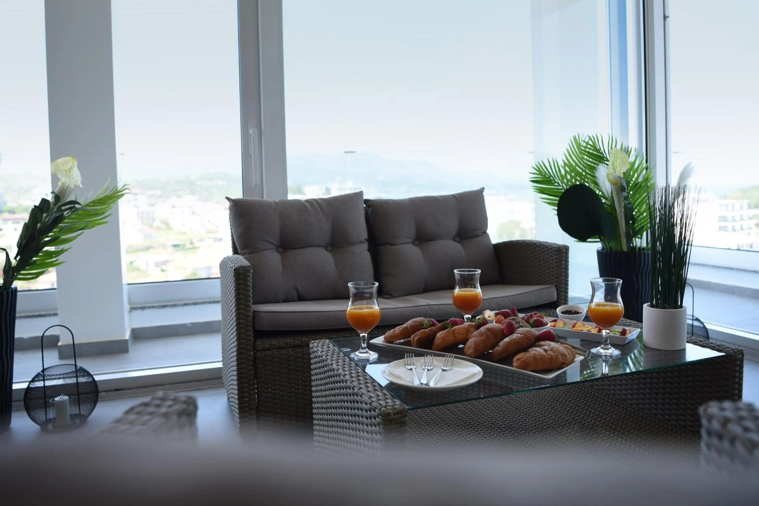 Living room in 6 Milje Hotel