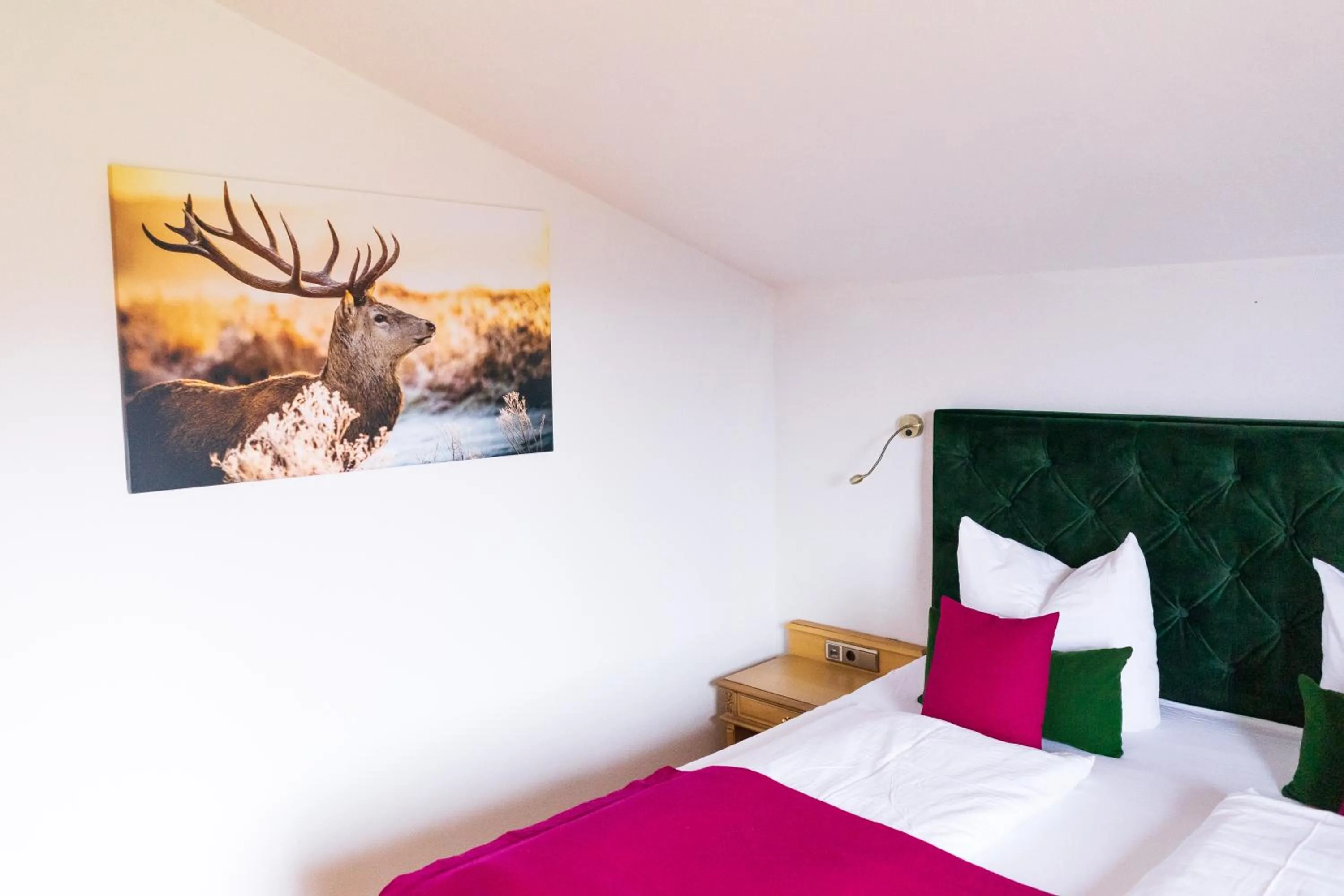 Bed in Vitalhotel Kaiserhof