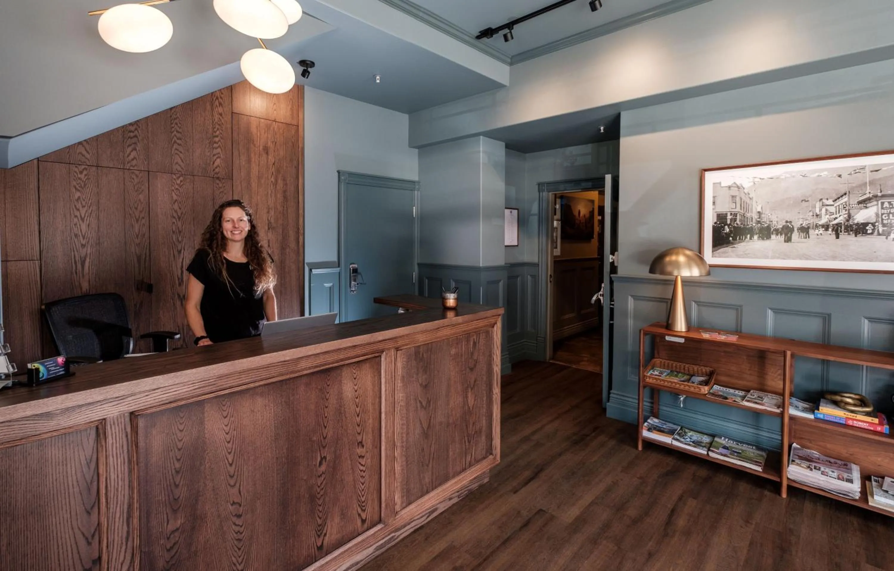 Lobby or reception in Kaslo Hotel