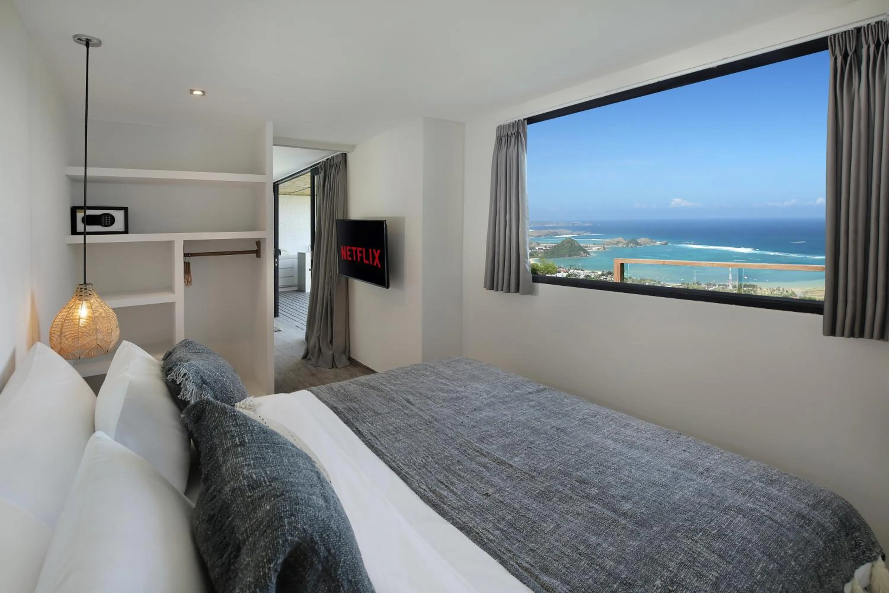 Bedroom, Bed in Telescope Villas Lombok