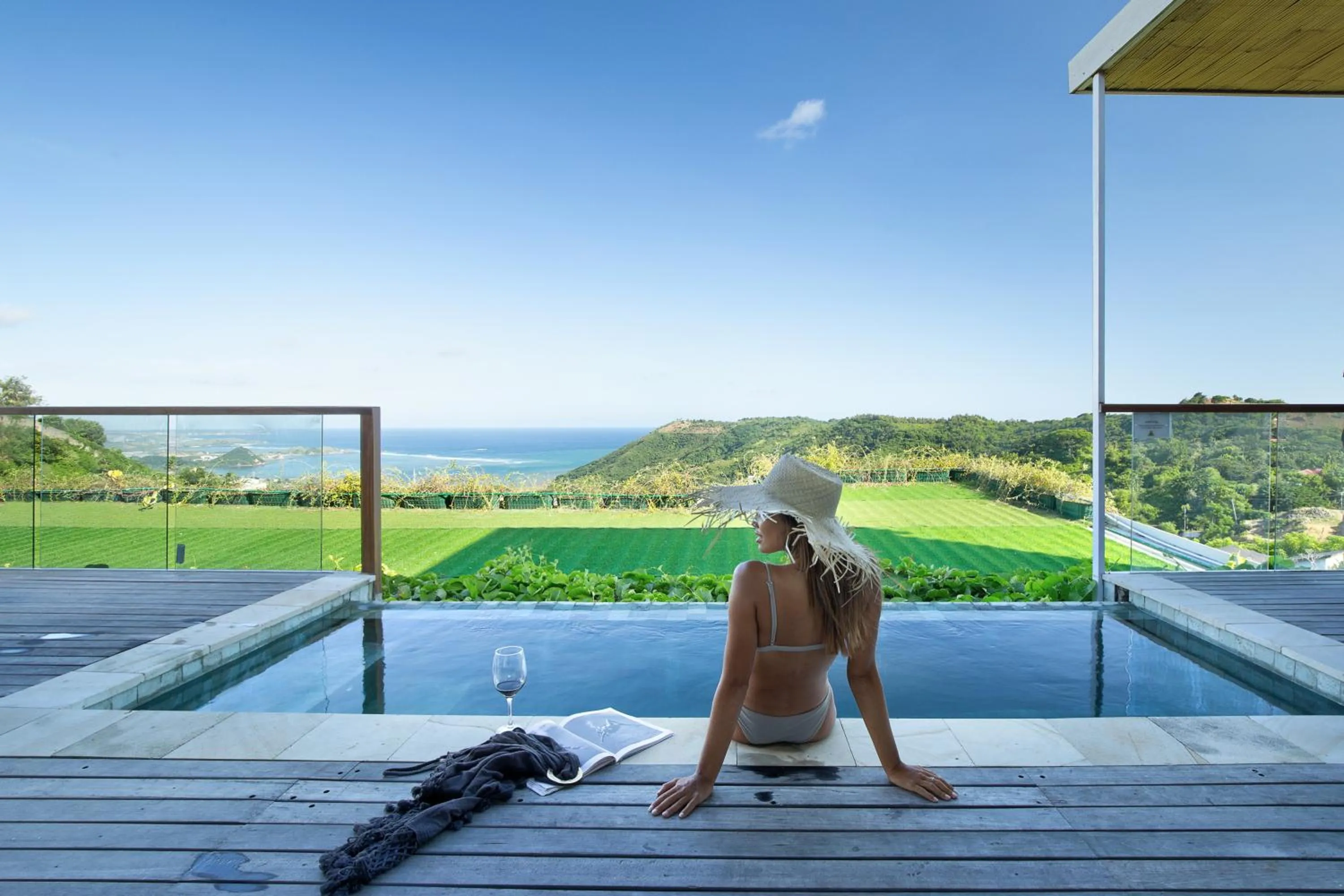 Swimming pool in Telescope Villas Lombok