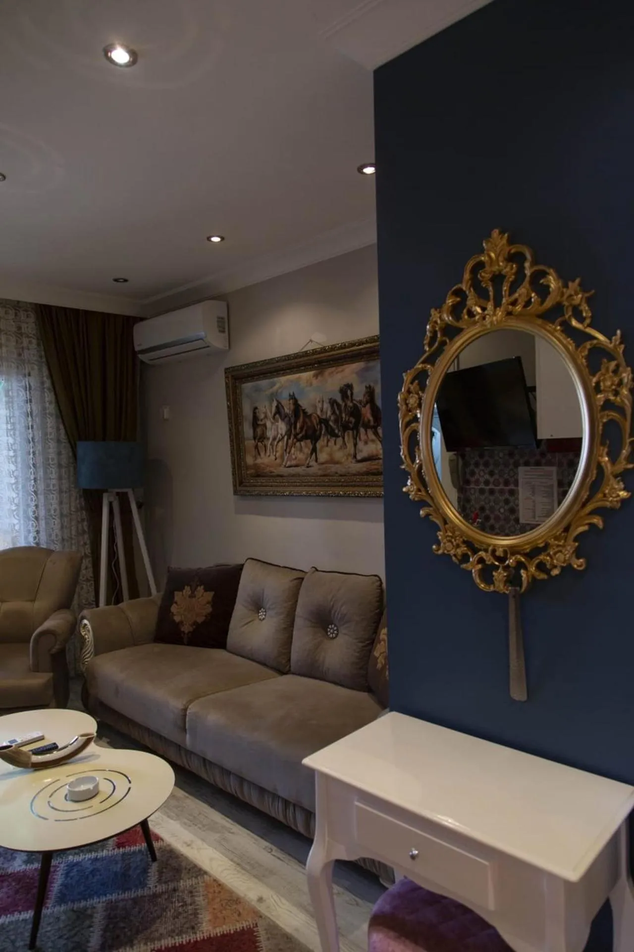 Living room in Şirinyer Elit Residance Apart Hotel