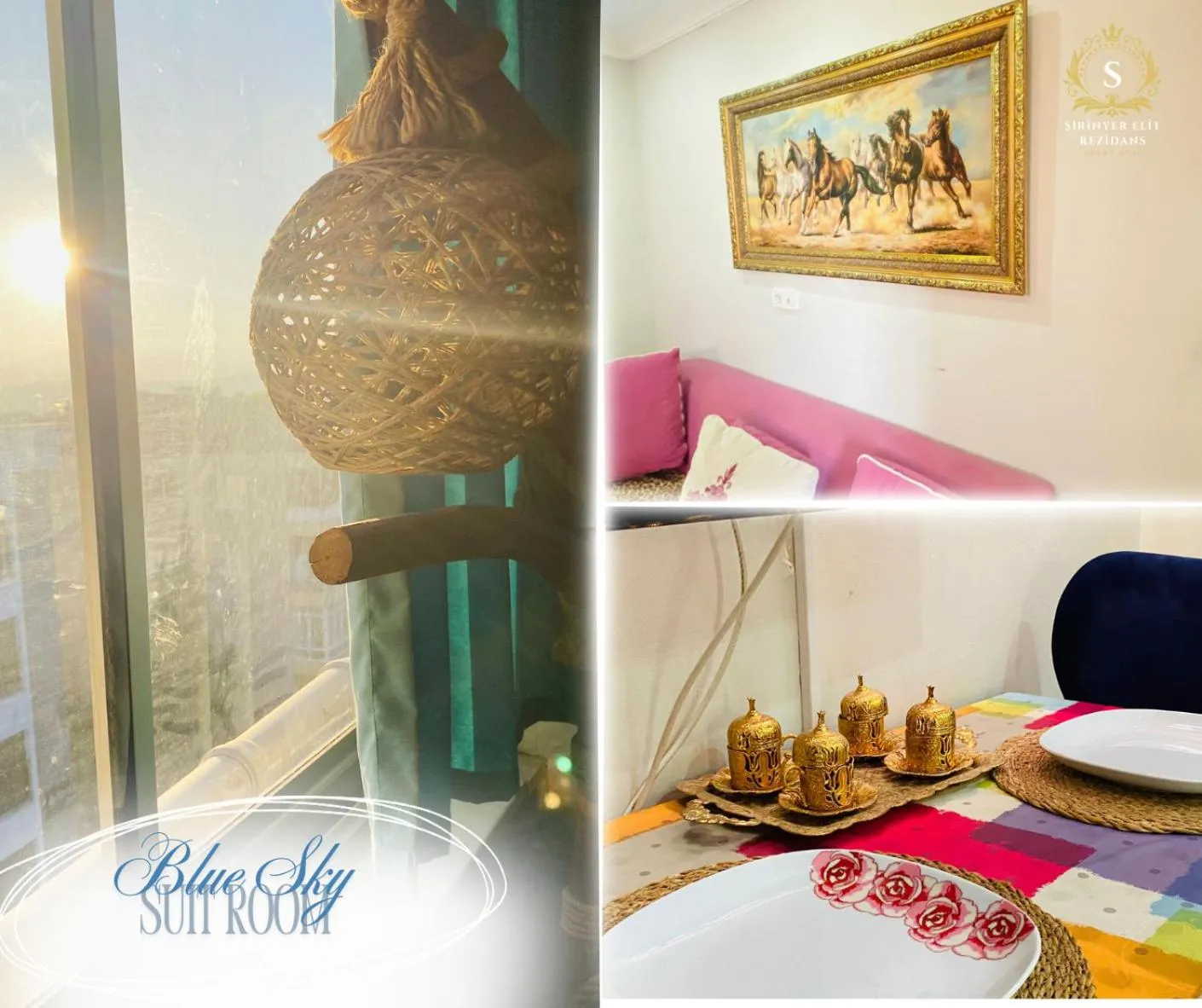 Decorative detail in Şirinyer Elit Residance Apart Hotel