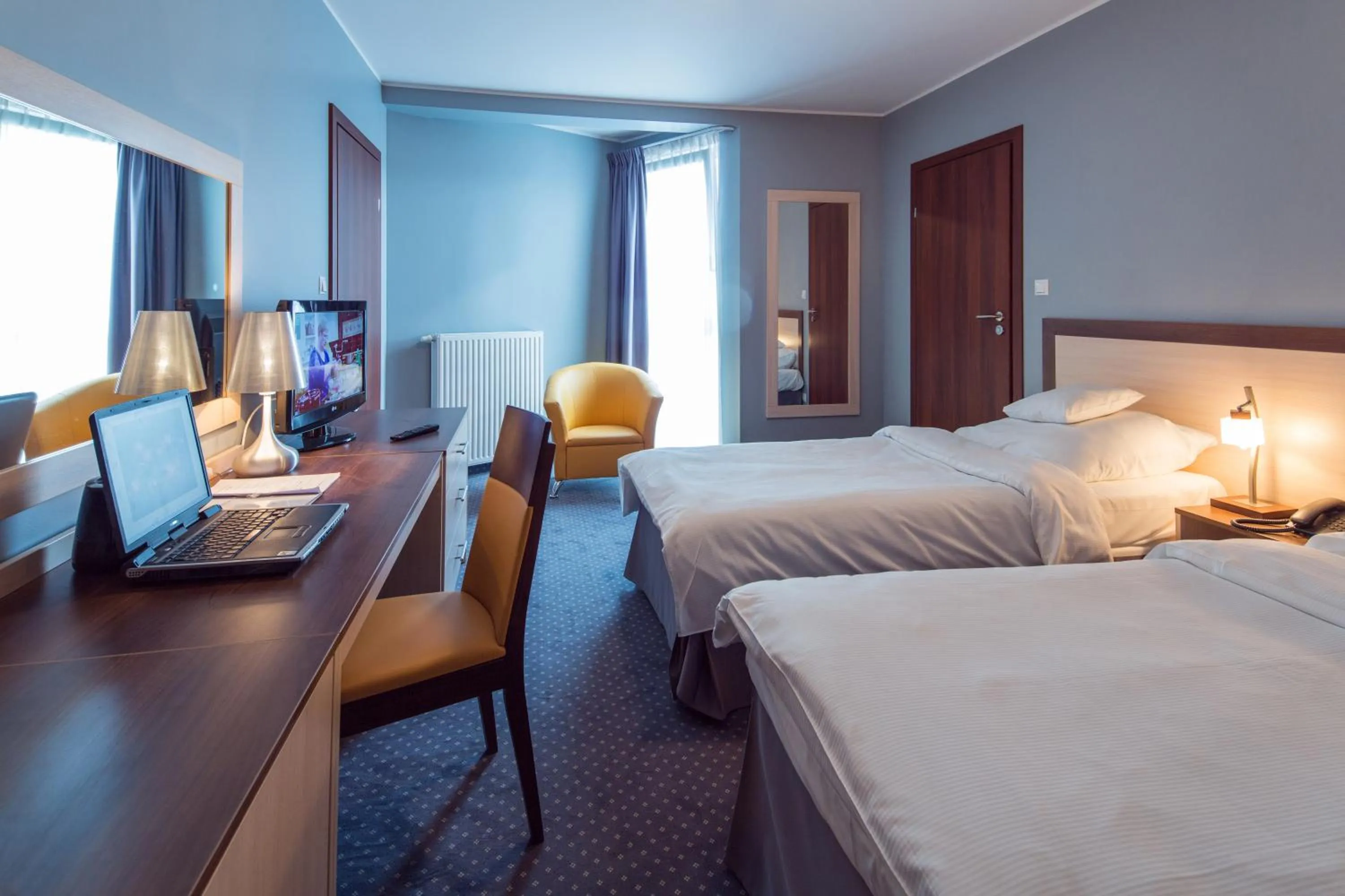 Bed in Poleczki Residence Apartments