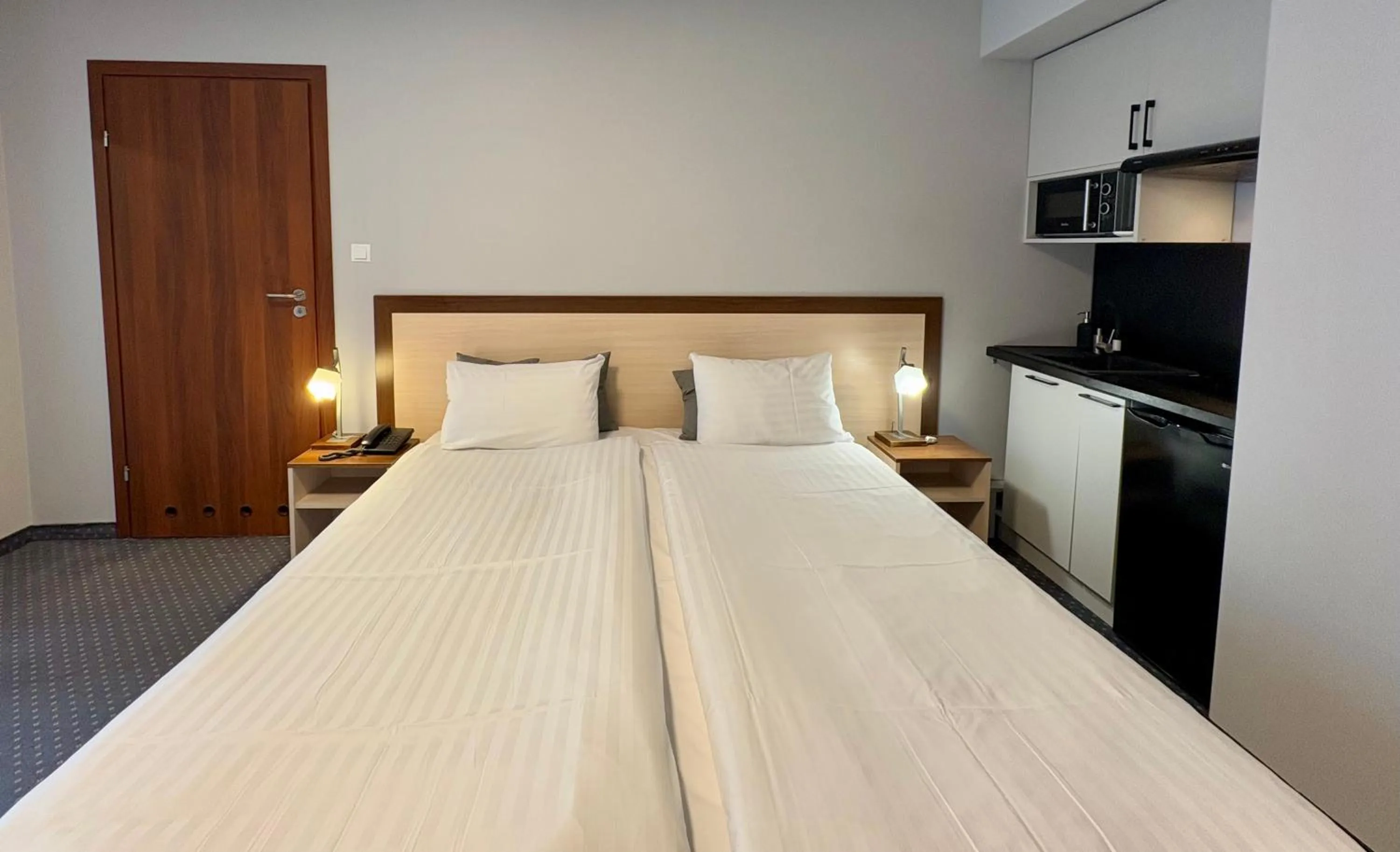 Bed in Poleczki Residence Apartments