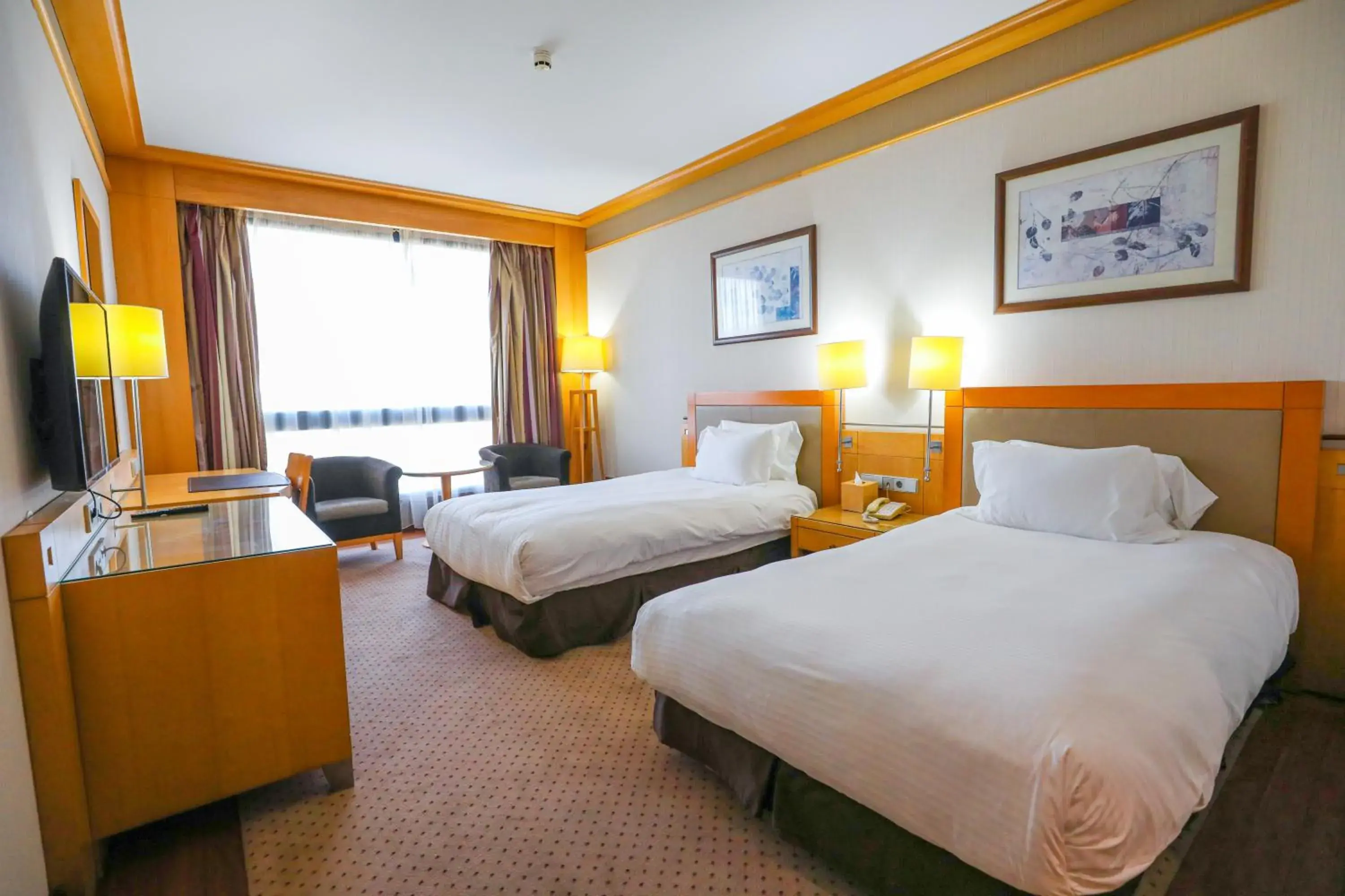 Bedroom, Bed in Crowne Plaza Hamra Beirut by IHG Bedroom, Bed in Crowne Plaza Hamra Beirut by IHG