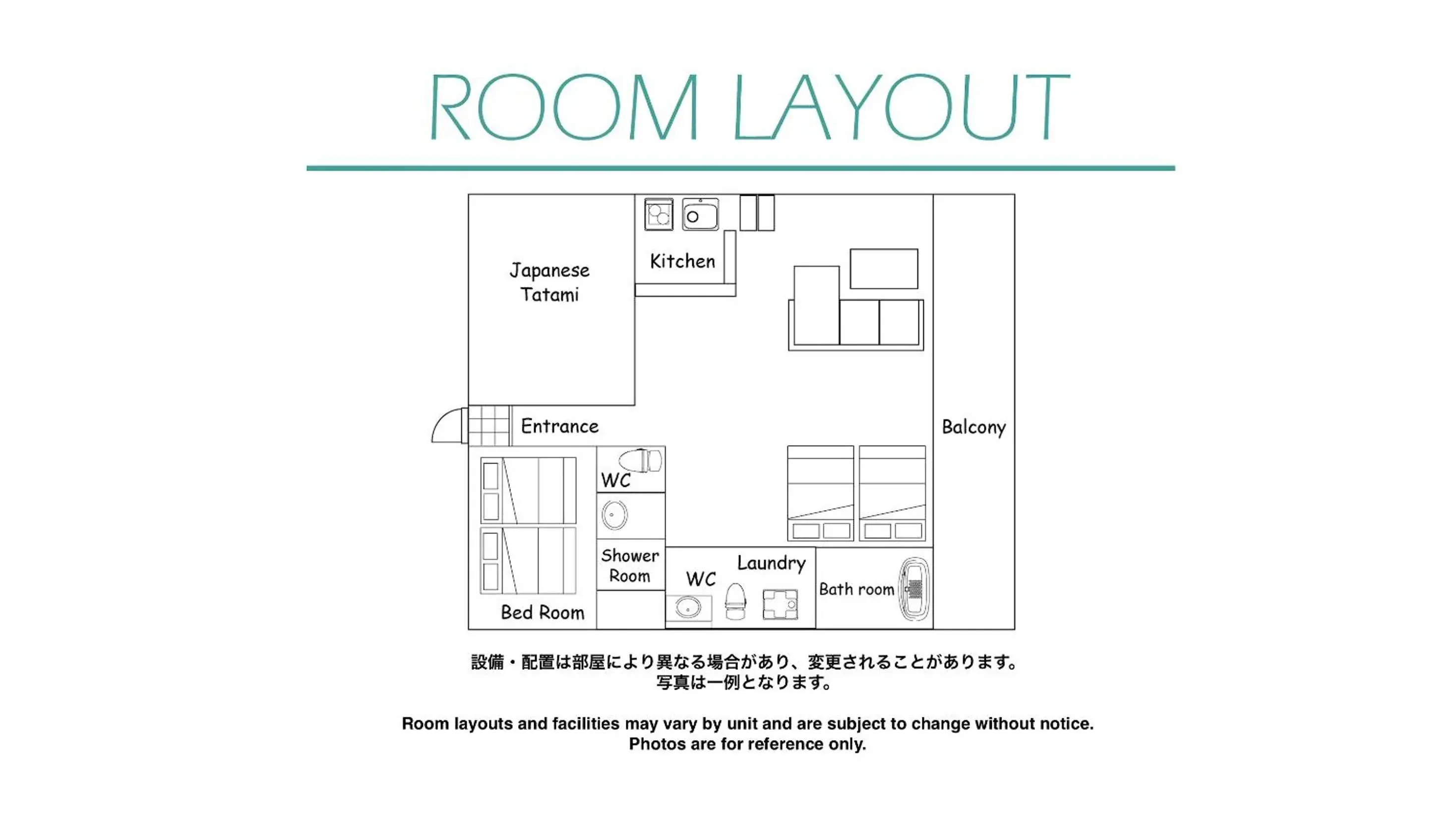 Photo of the whole room in Coral Palace Onna by Sunset Avenue Photo of the whole room in Coral Palace Onna by Sunset Avenue