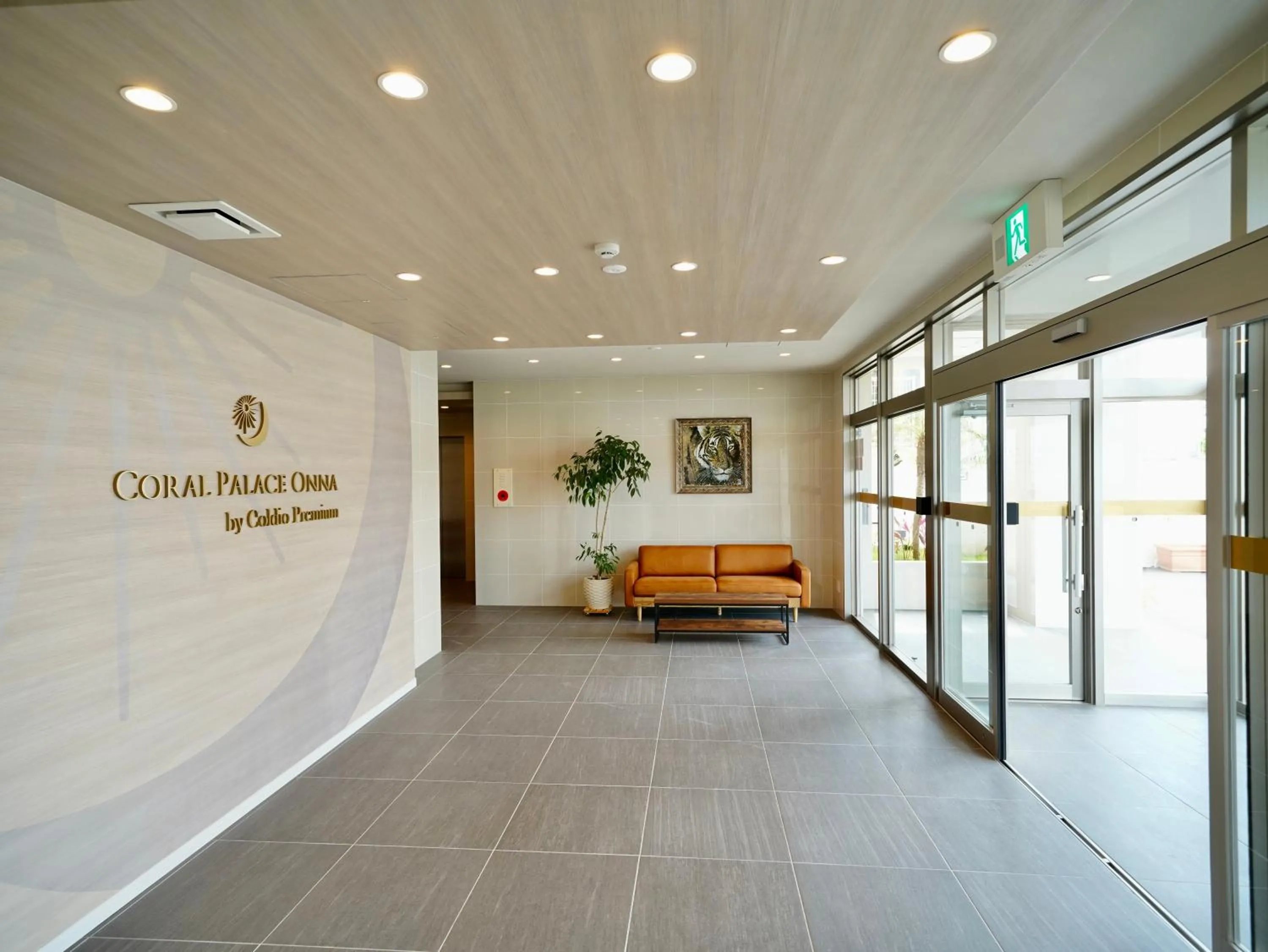 Lobby or reception in Coral Palace Onna by Sunset Avenue