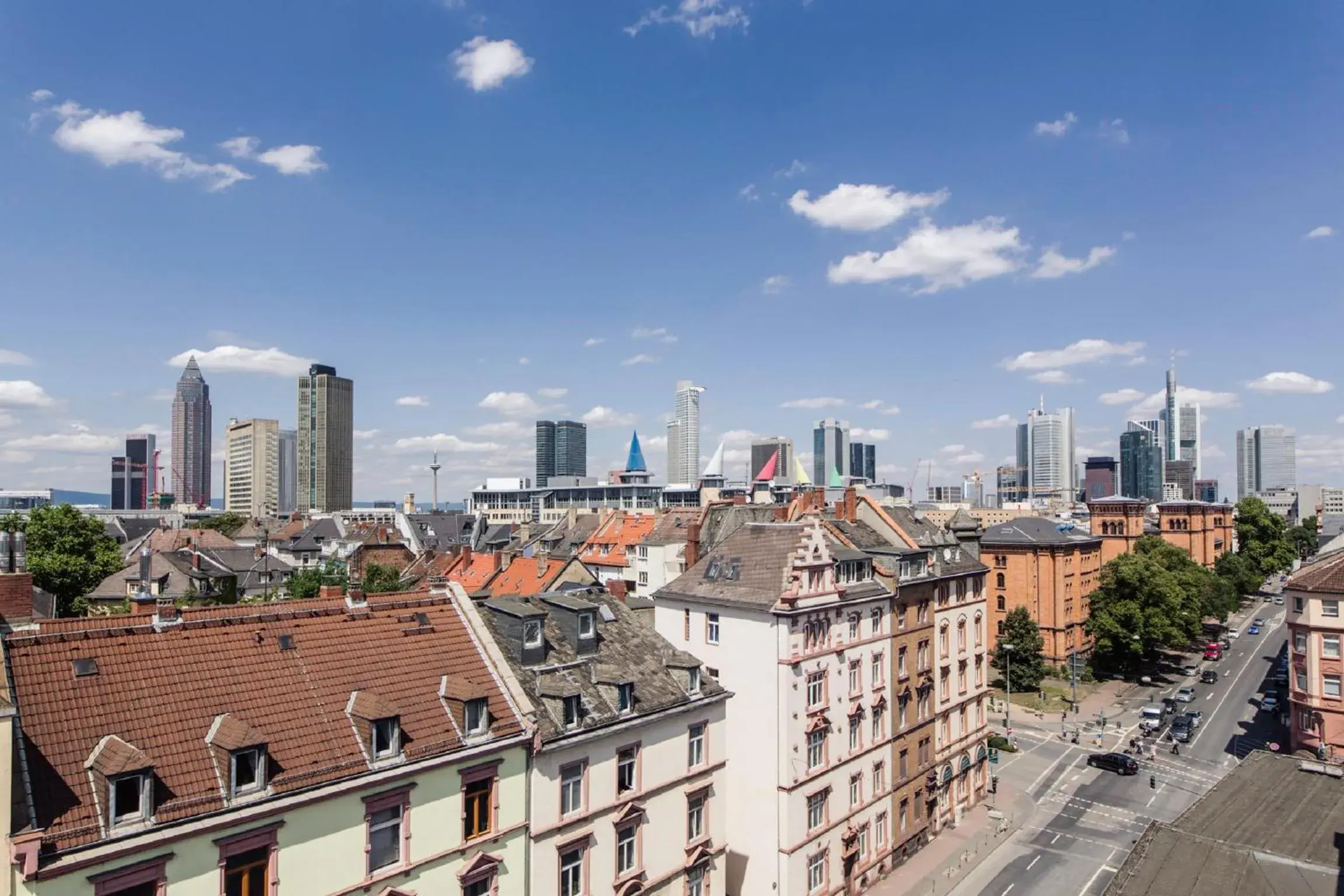 City view in Pearl Design Hotel - Frankfurt City
