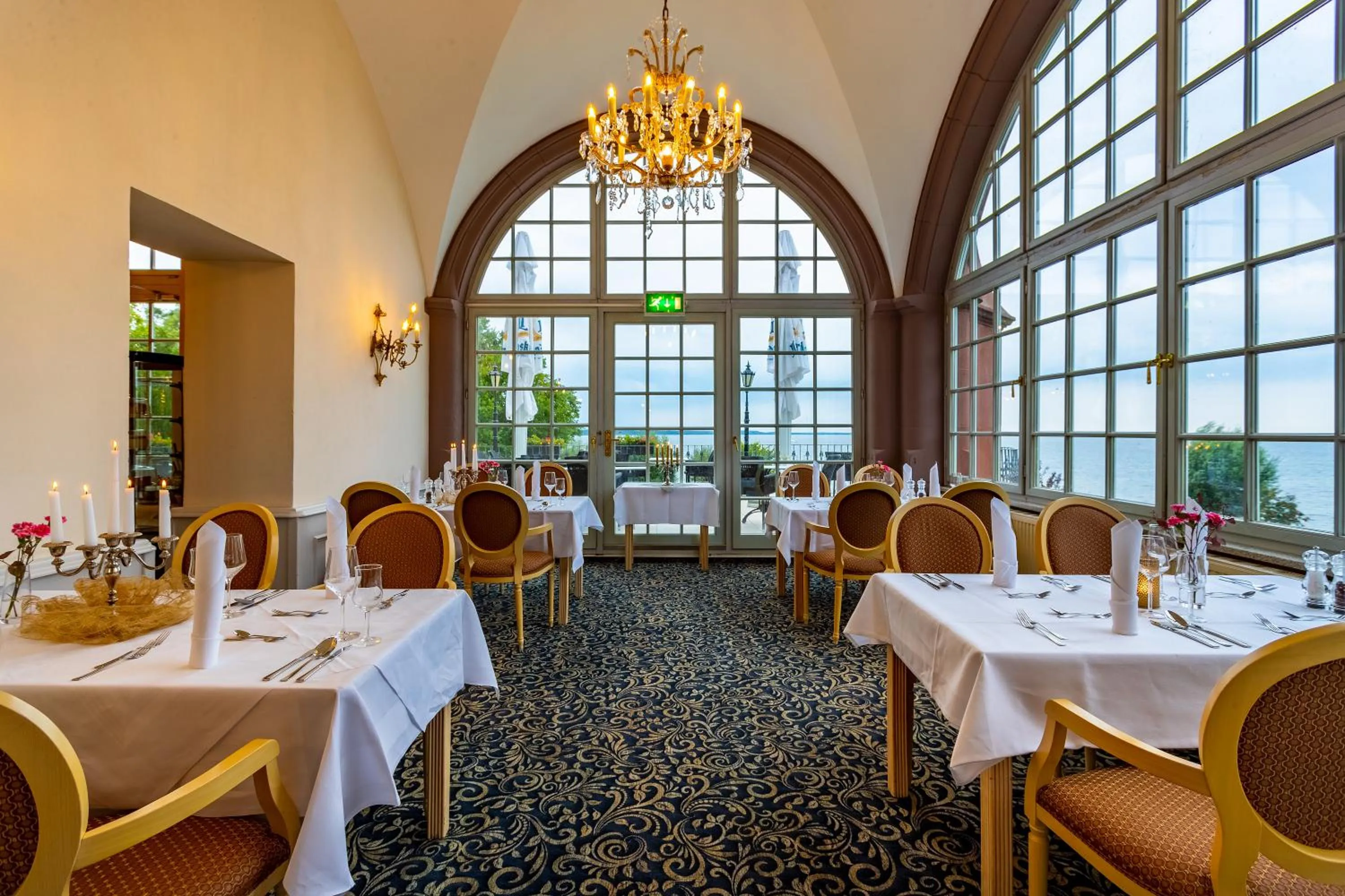 Restaurant/places to eat in Seehotel Schloss Klink