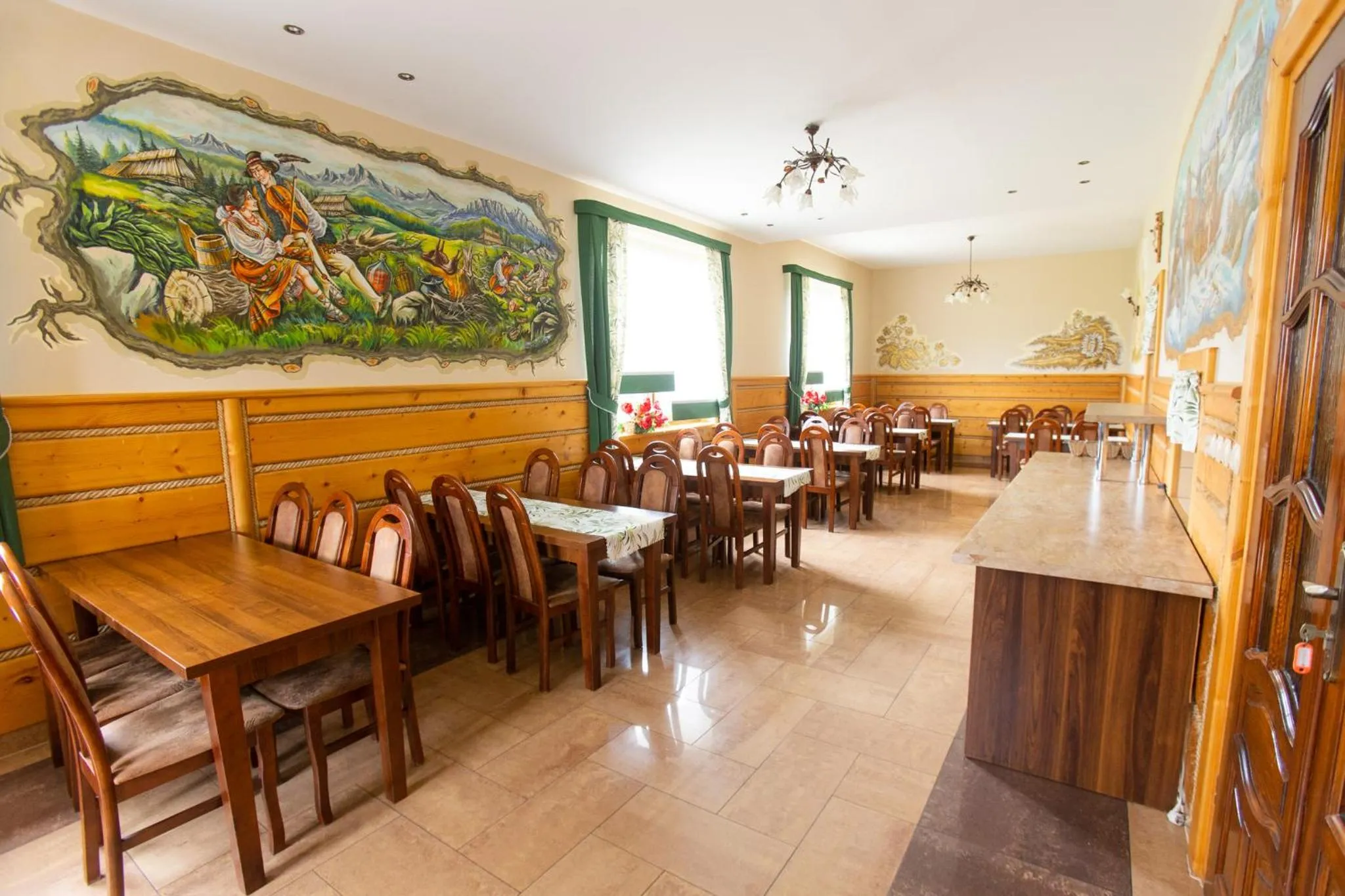 Dining area in U Haliny