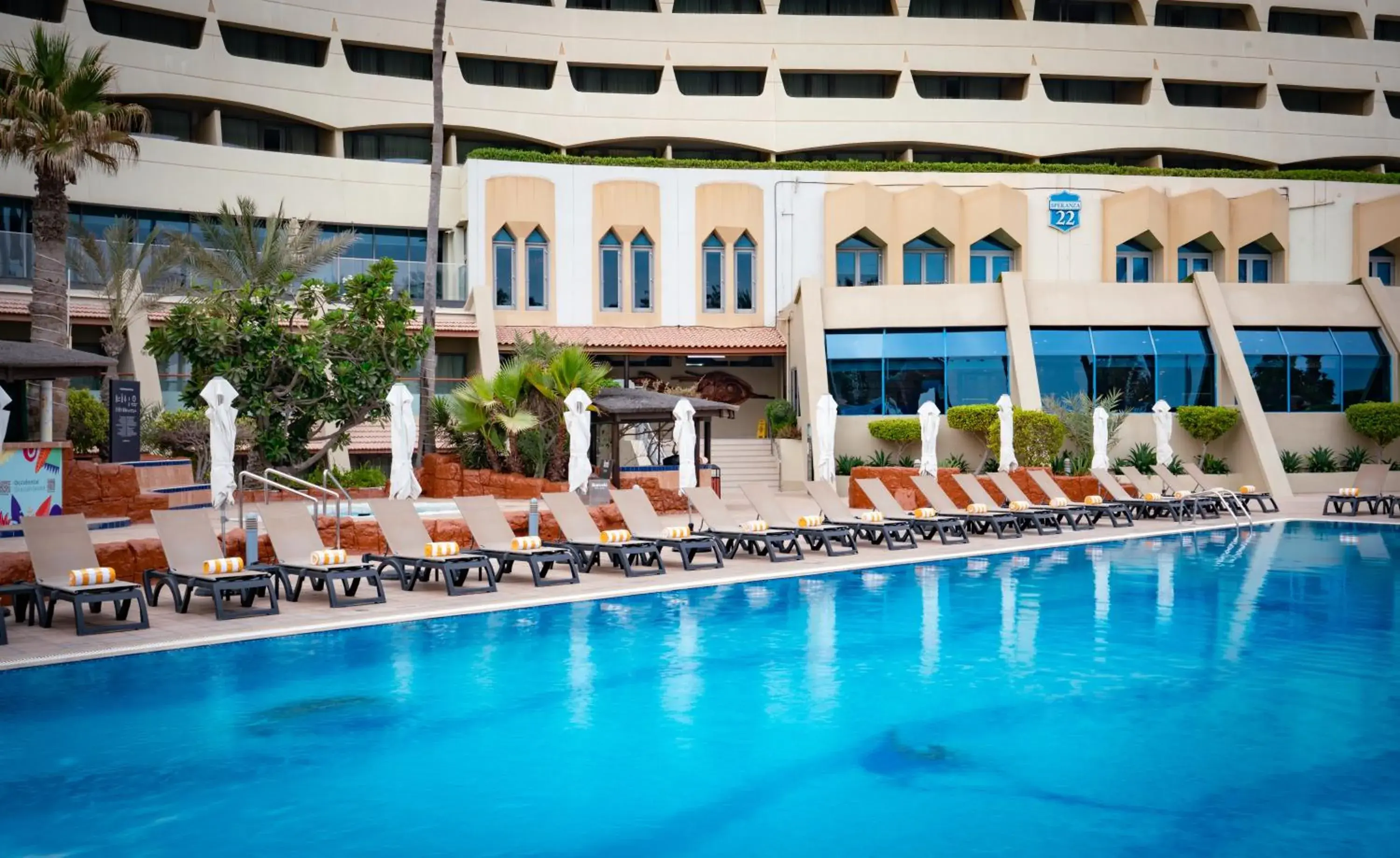 Swimming pool in Occidental Sharjah Grand Swimming pool in Occidental Sharjah Grand
