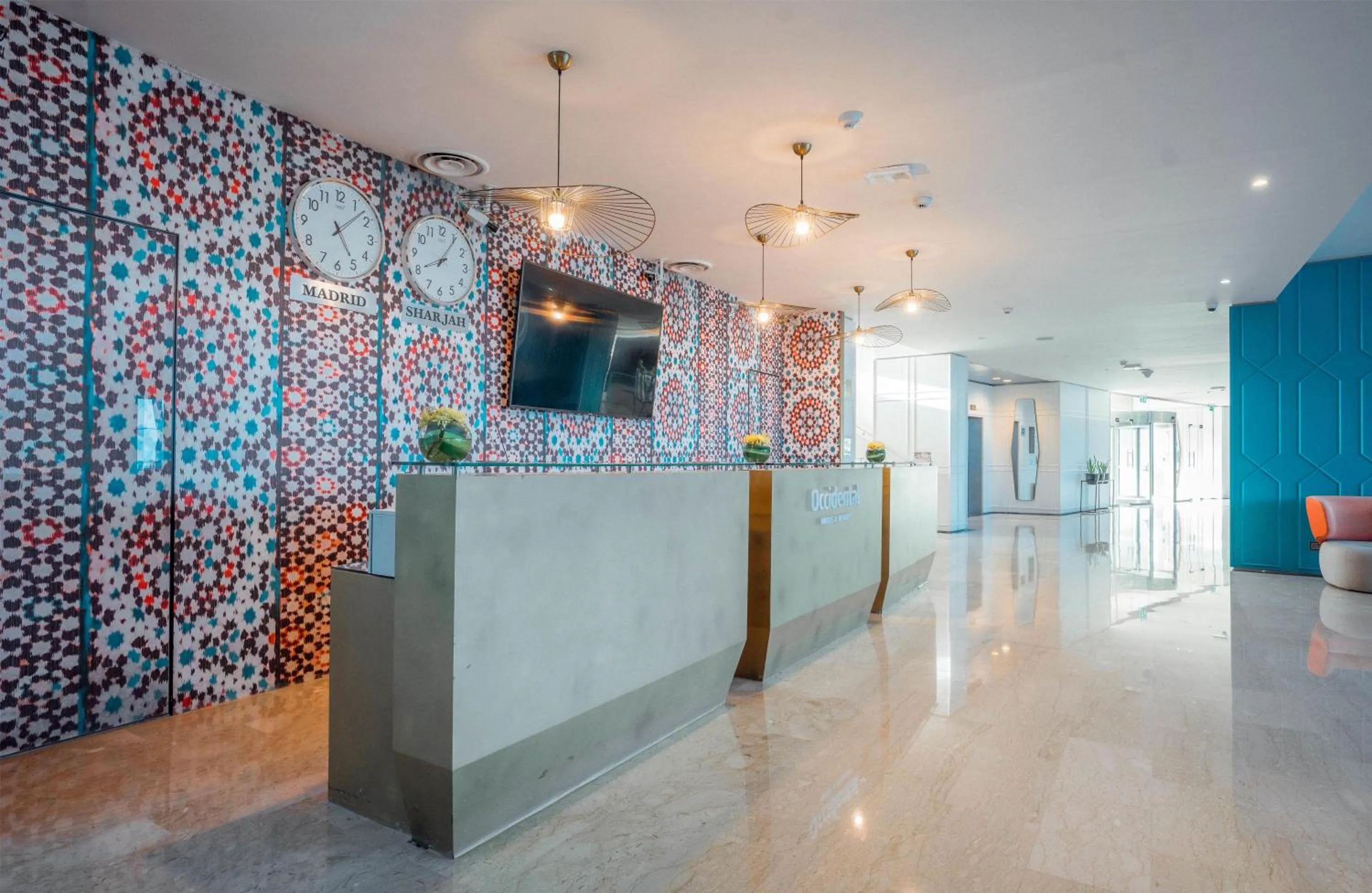 Lobby or reception in Occidental Sharjah Grand