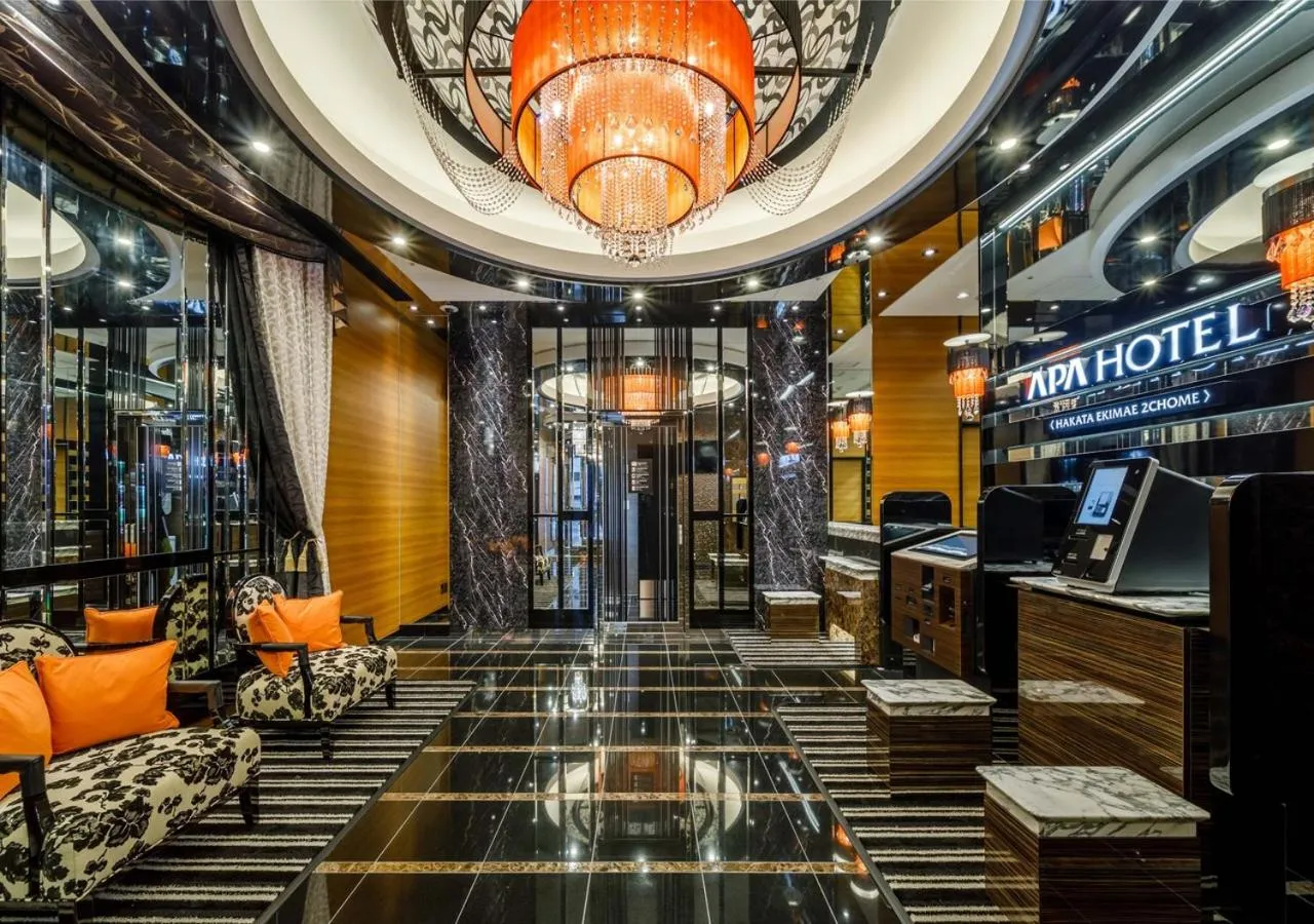 Lobby or reception in APA Hotel Hakata Ekimae 2Chome