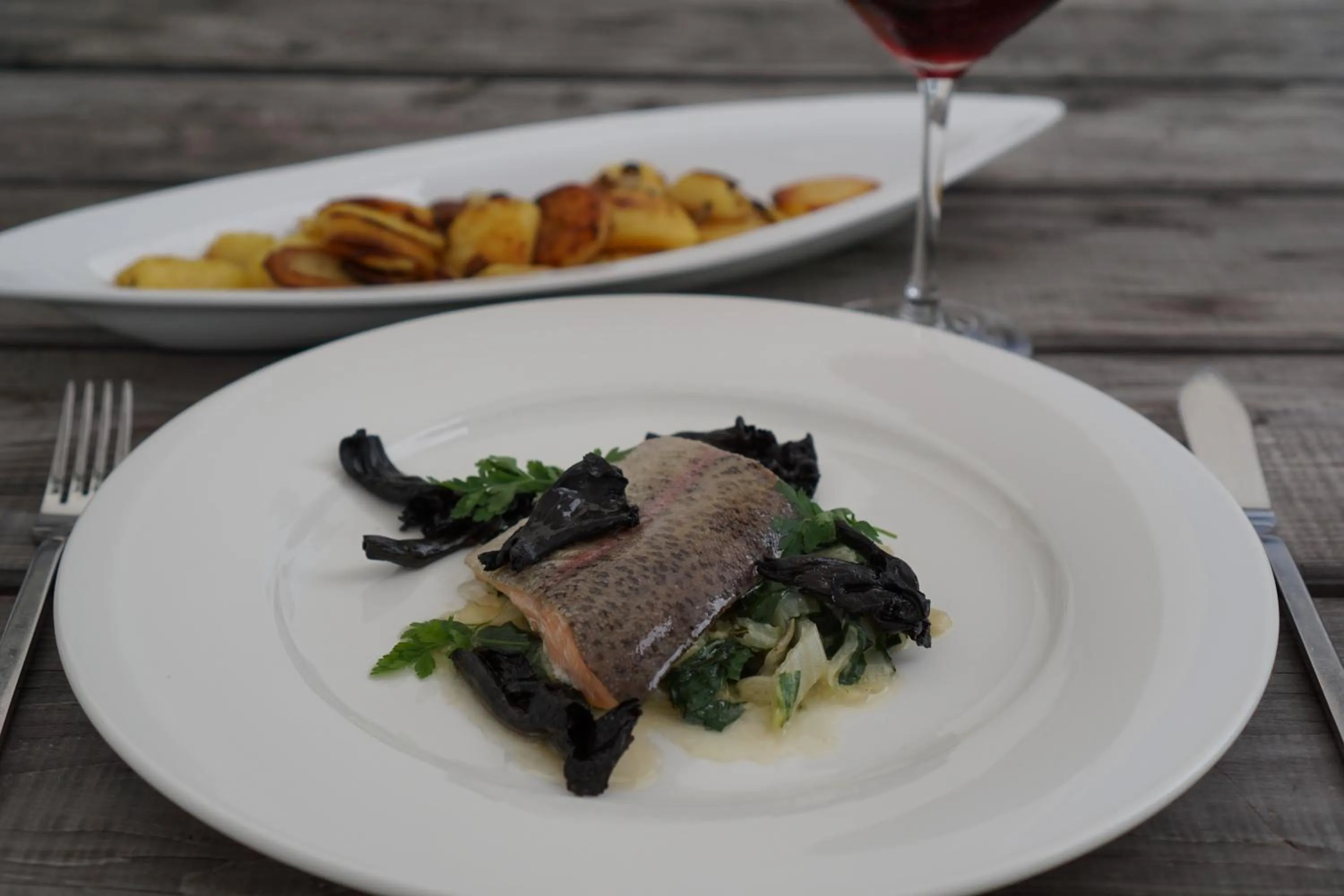 Food close-up in Waldhotel Schinkenwirt