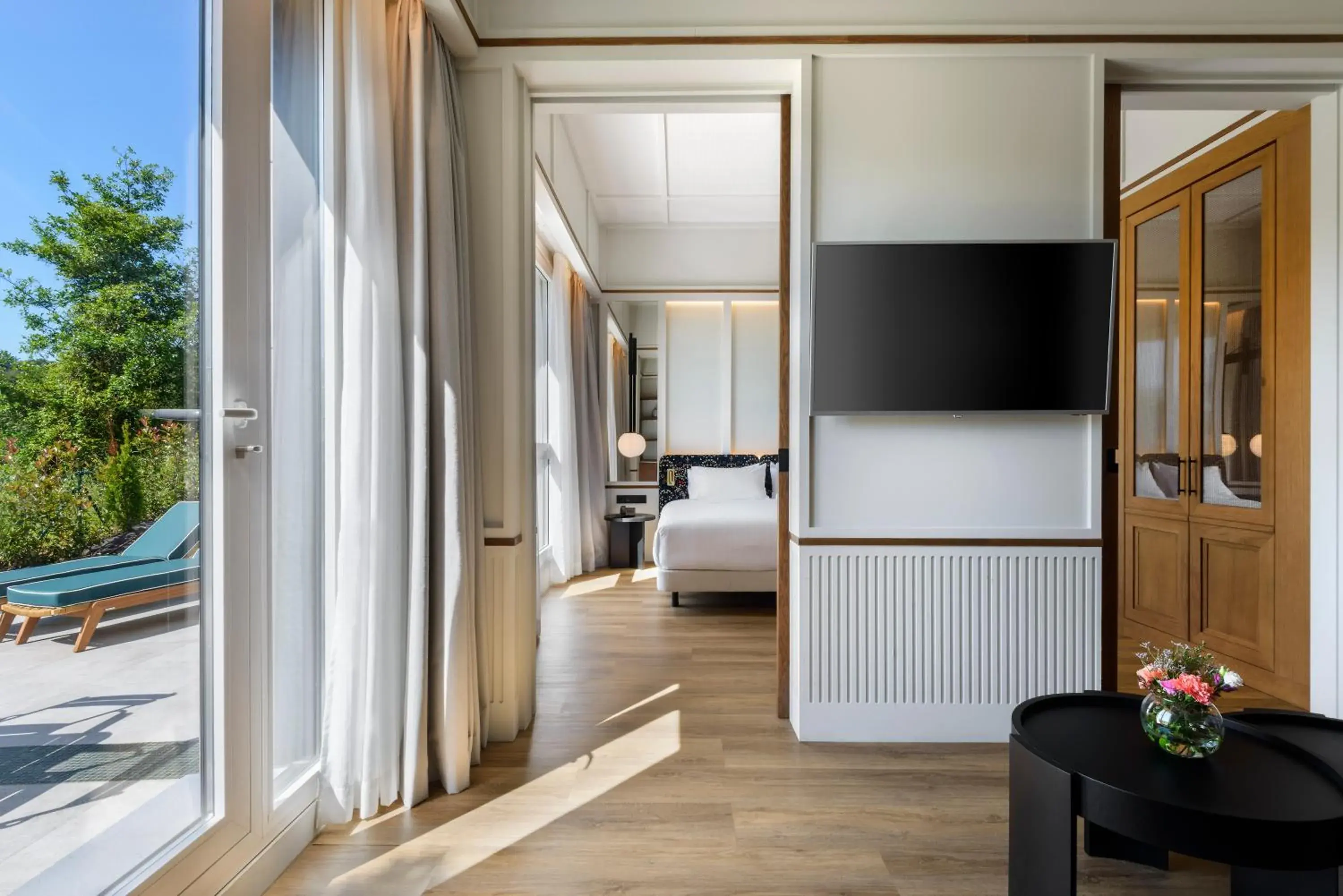 Bed in Hotel Tres Reyes San Sebastián Bed in Hotel Tres Reyes San Sebastián