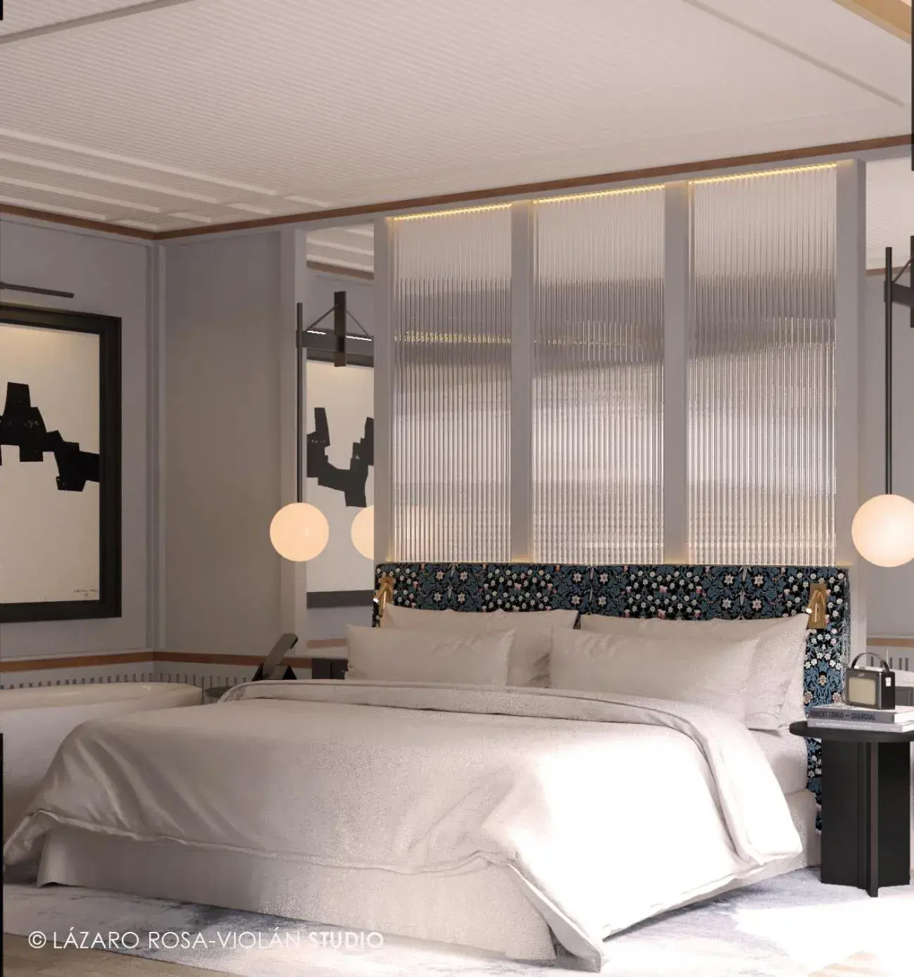 Bed in Hotel Tres Reyes San Sebastián Bed in Hotel Tres Reyes San Sebastián