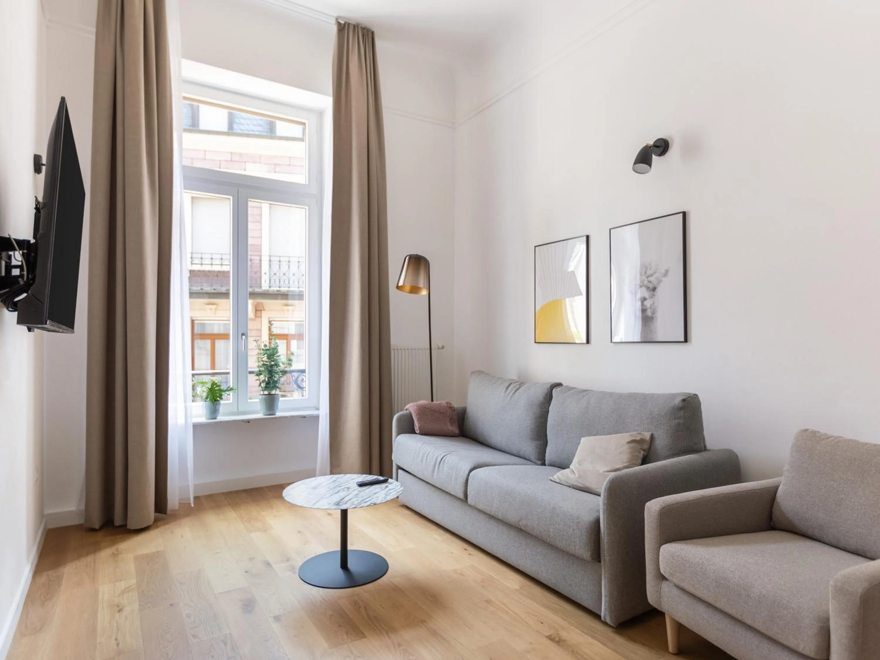 Living room in Limehome Baden-Baden Bäderstraße
