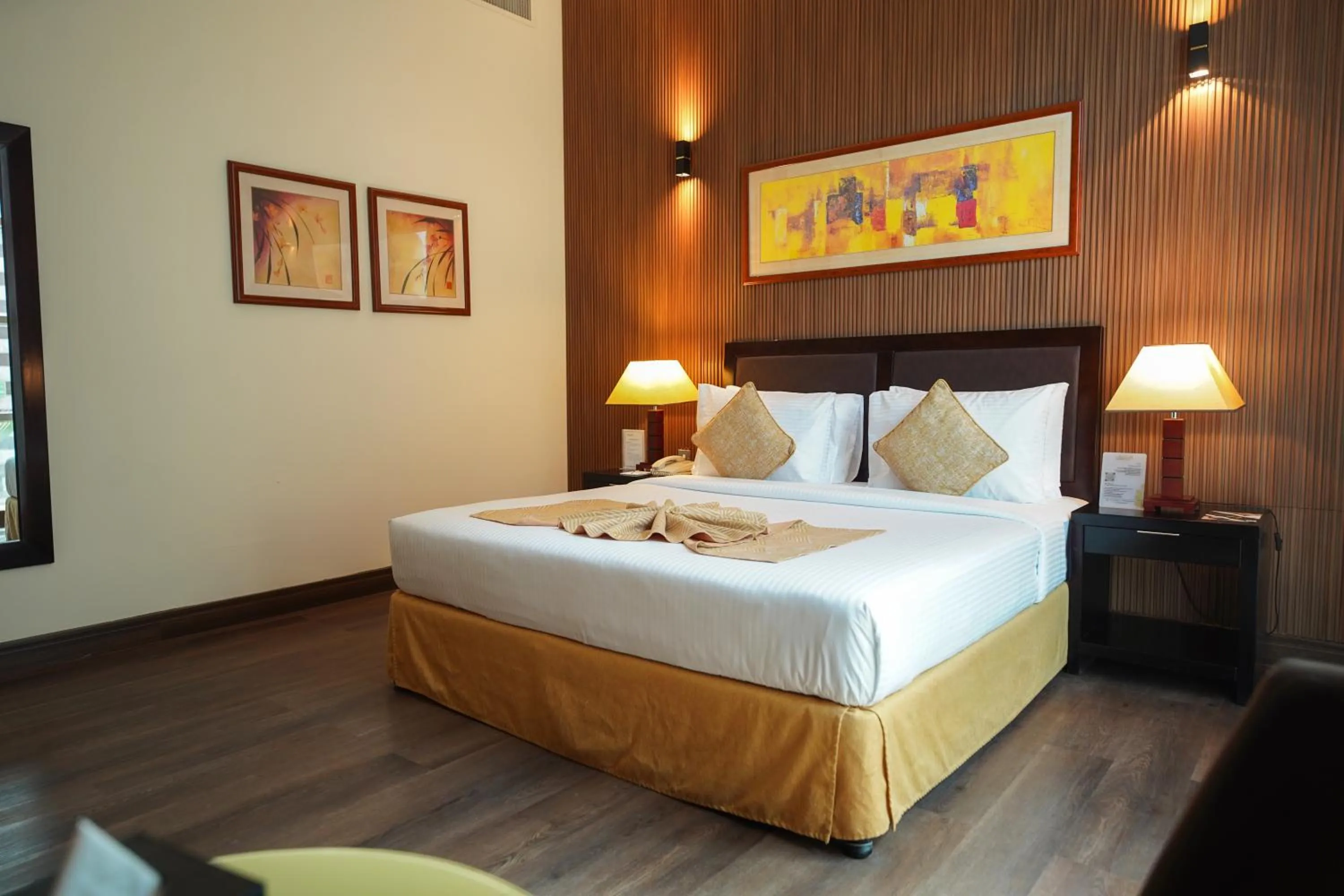 Bed in Villaggio Hotel Abu Dhabi