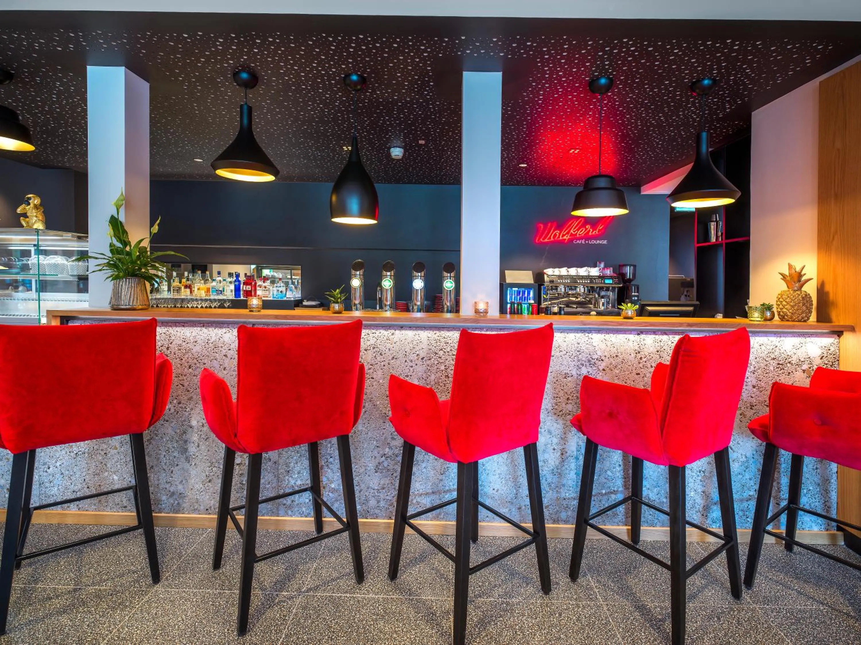 Lounge or bar in JUFA Hotel Salzburg