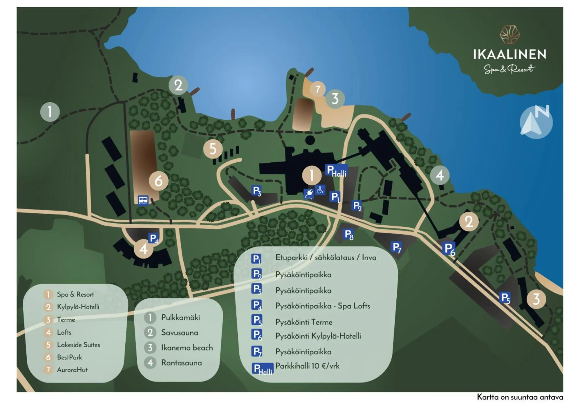 Area and facilities in Ikaalinen SPA & Resort