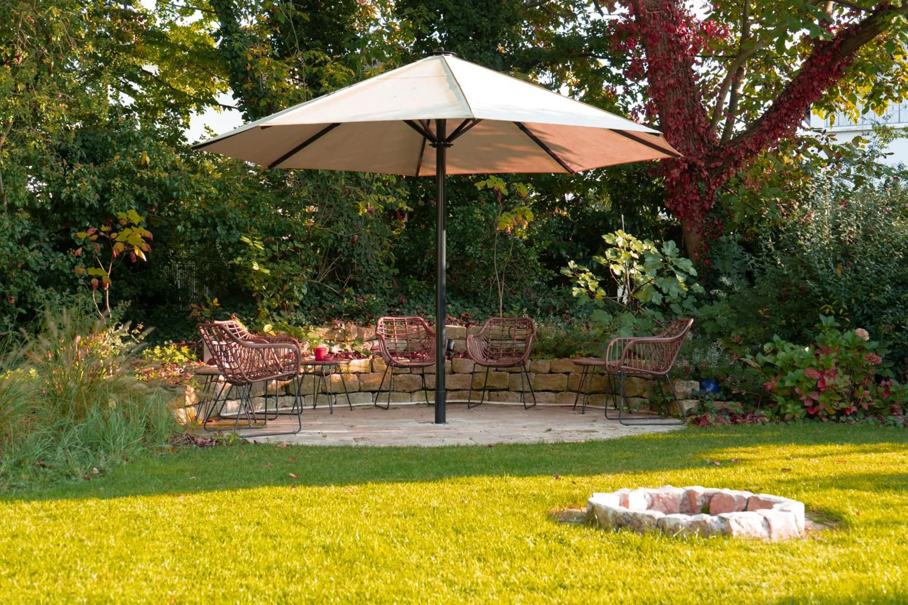 Garden in Villa Benz Hotel garni