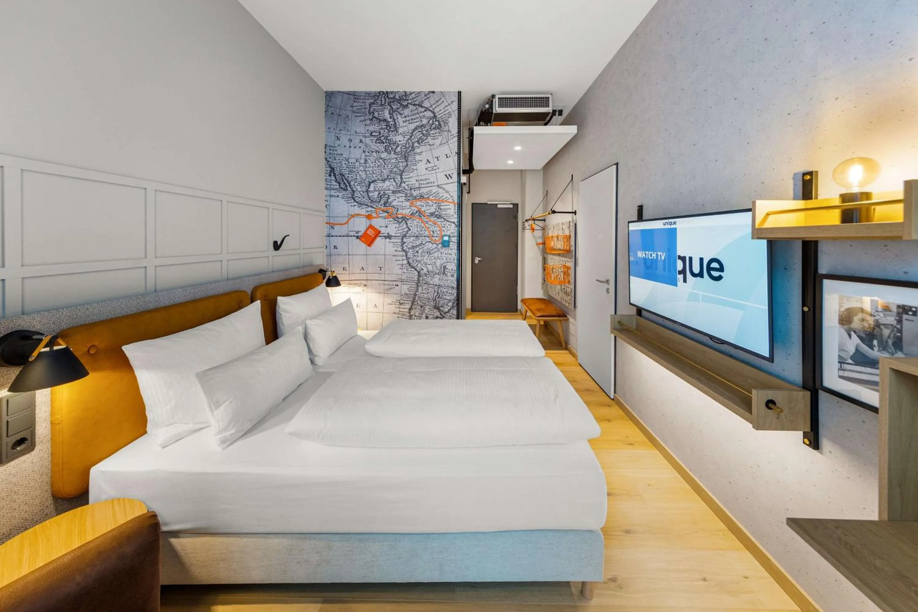 Bedroom, Bed in unique by ATLANTIC Hotels Bremen