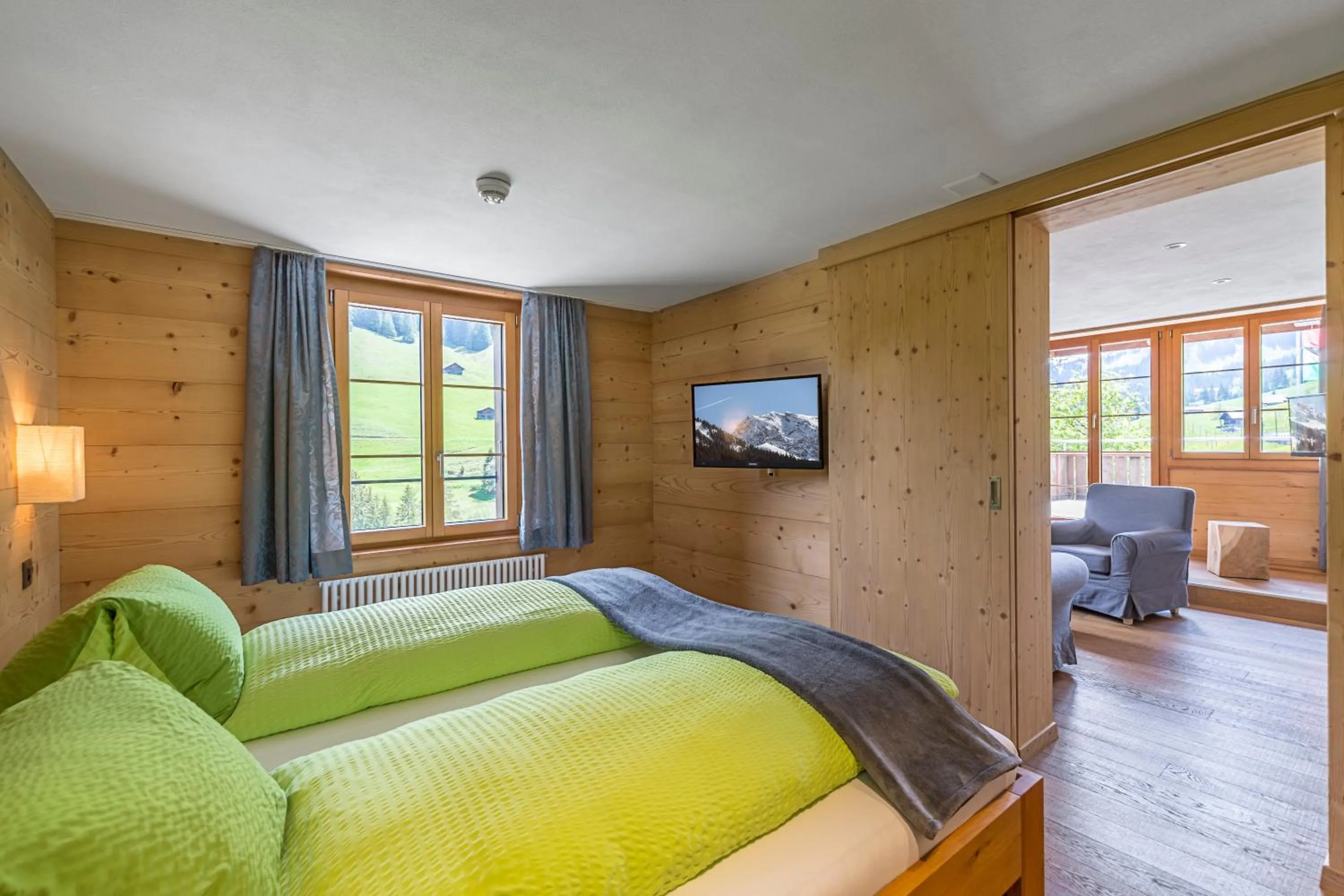 Bedroom, Bed in Hotel Des Alpes