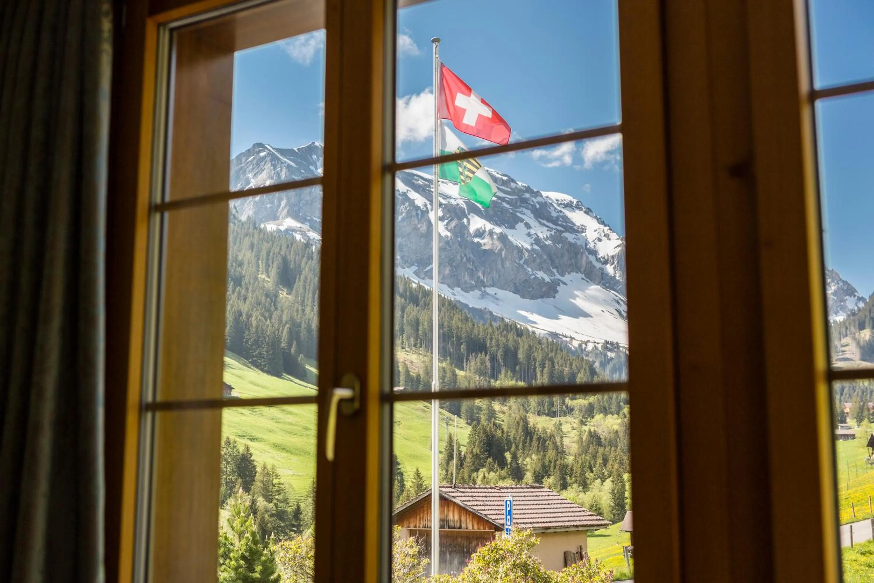 Mountain view in Hotel Des Alpes