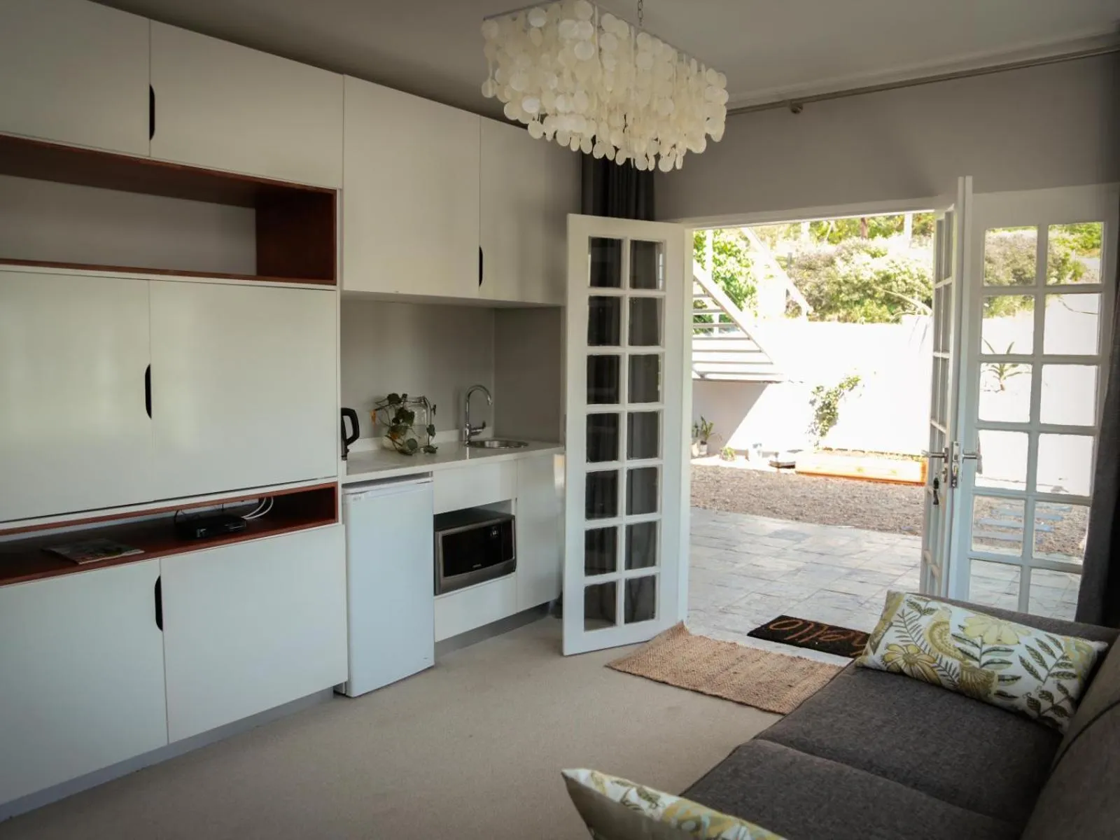 Kitchen or kitchenette in Mogi Boutique Hotel