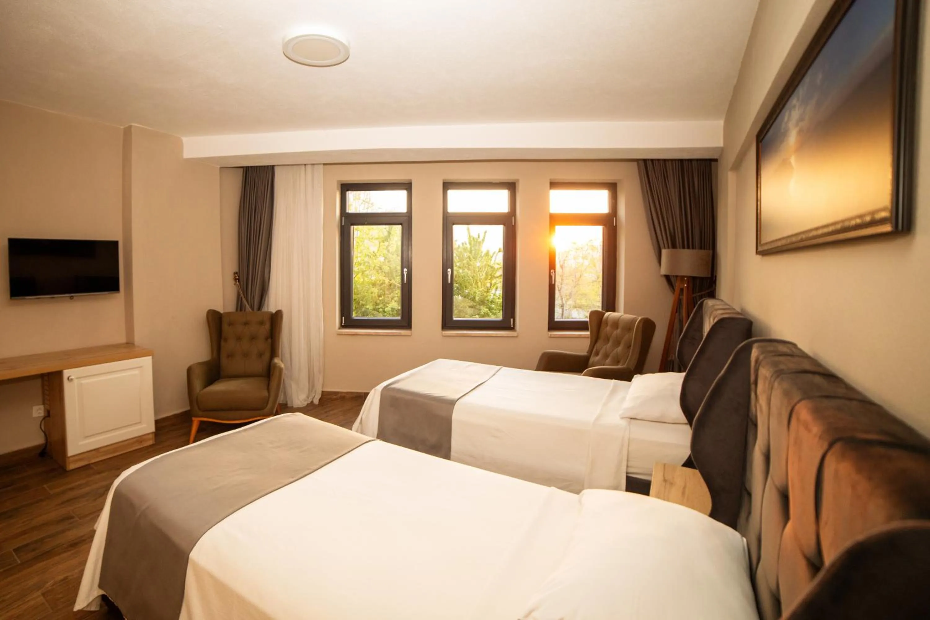 Bedroom, Bed in İmroz Elia Hotel