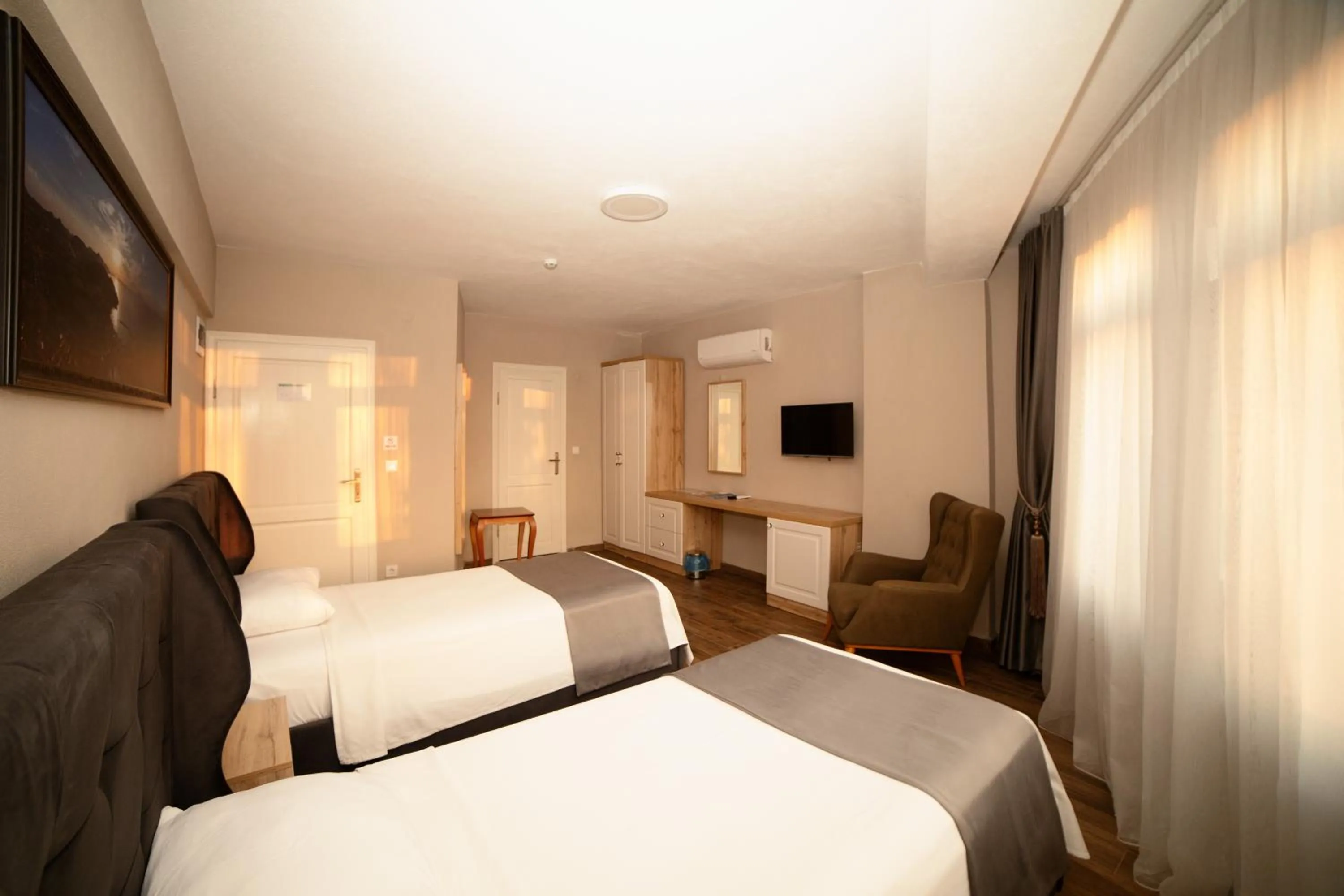 Bedroom, Bed in İmroz Elia Hotel