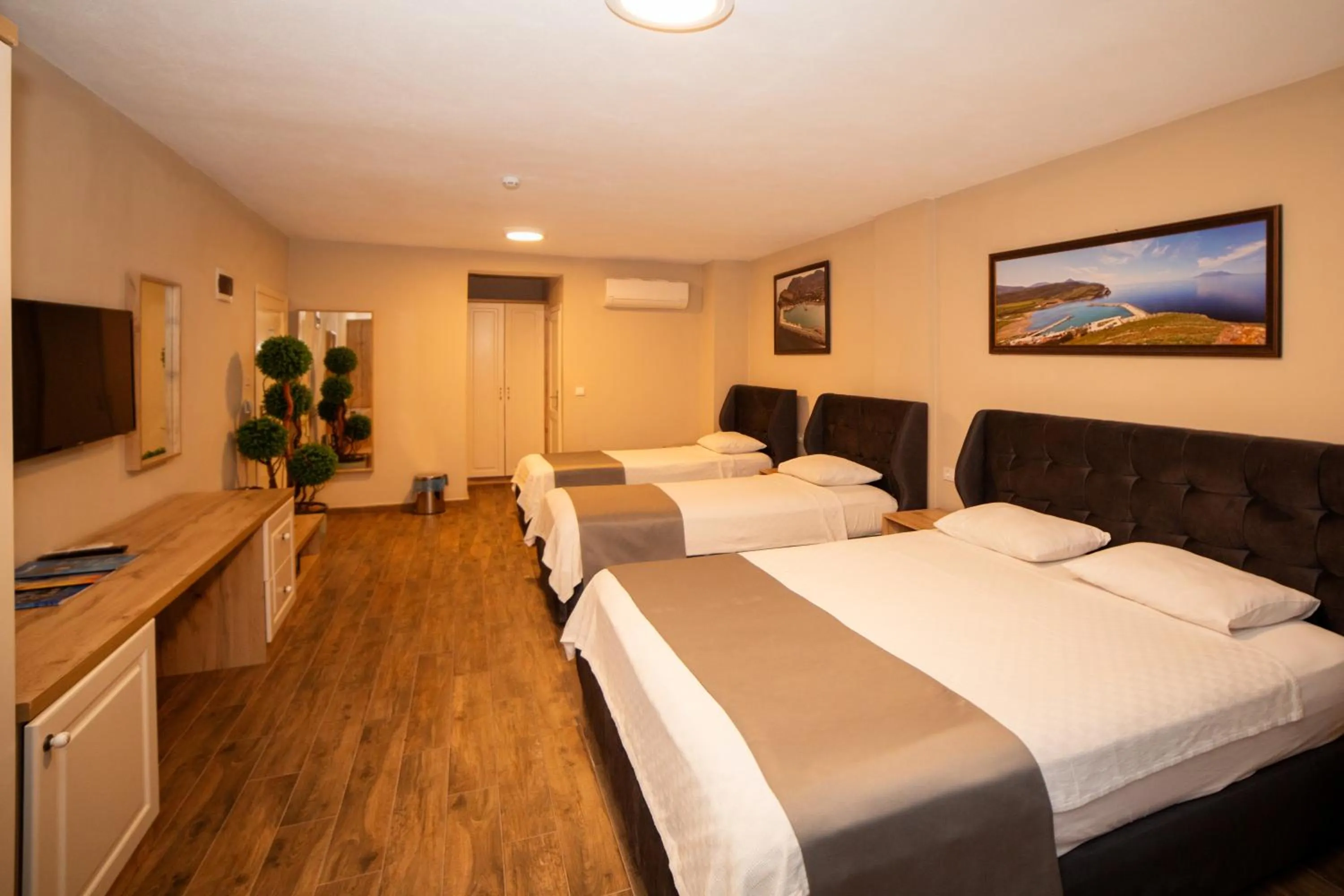 Bedroom, Bed in İmroz Elia Hotel