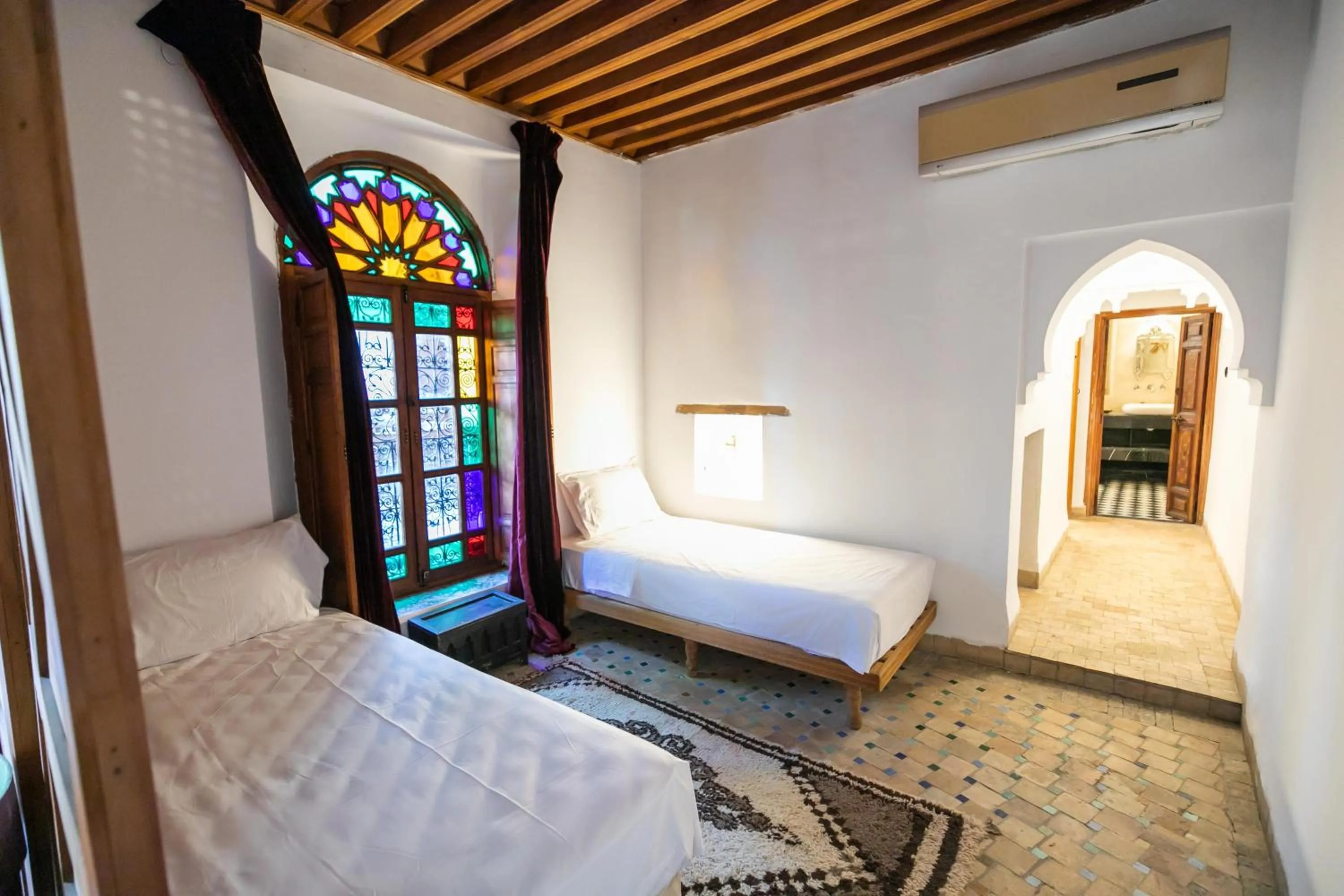 Bed in RIAD LOUDAYA AND SPA