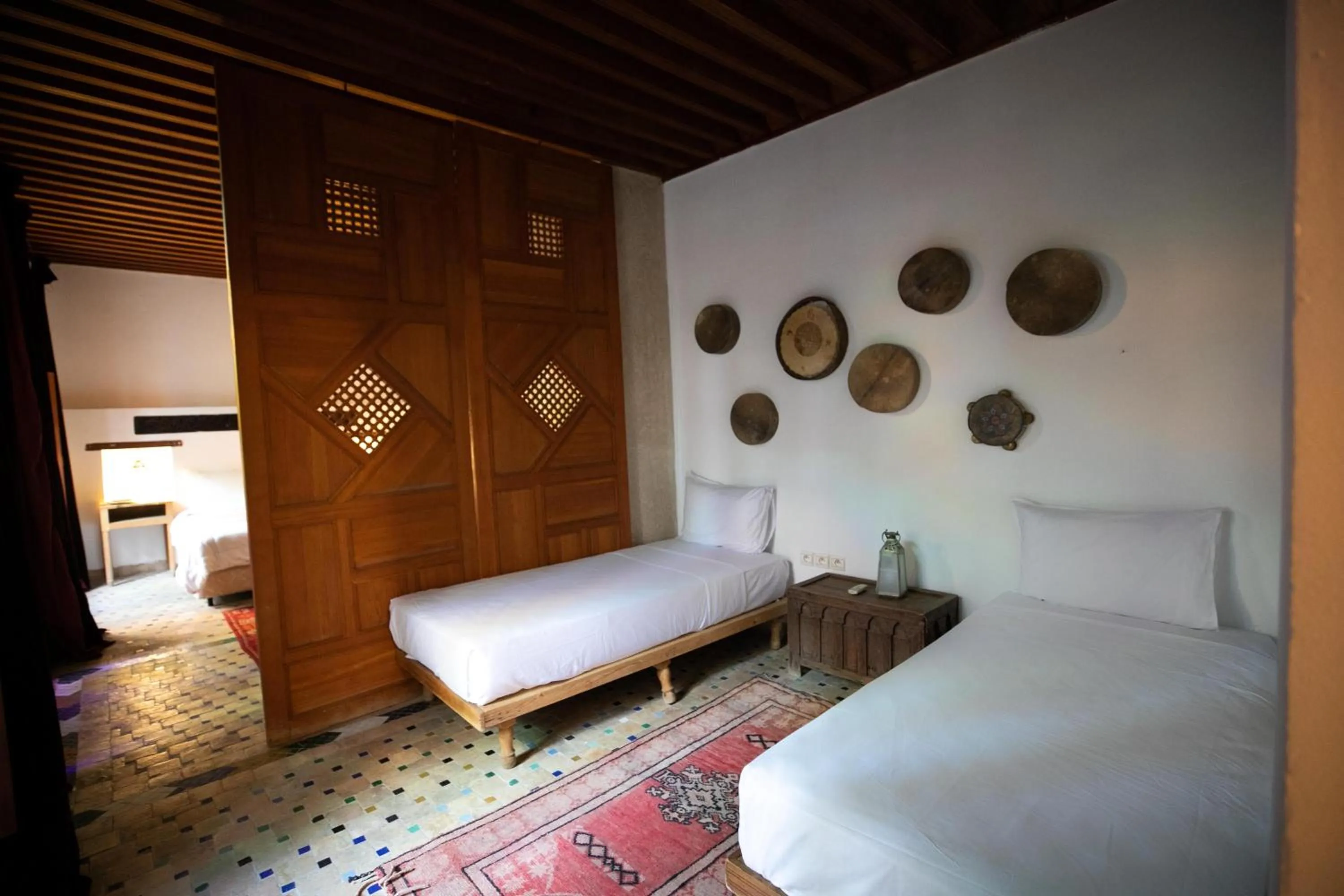 Bed in RIAD LOUDAYA AND SPA