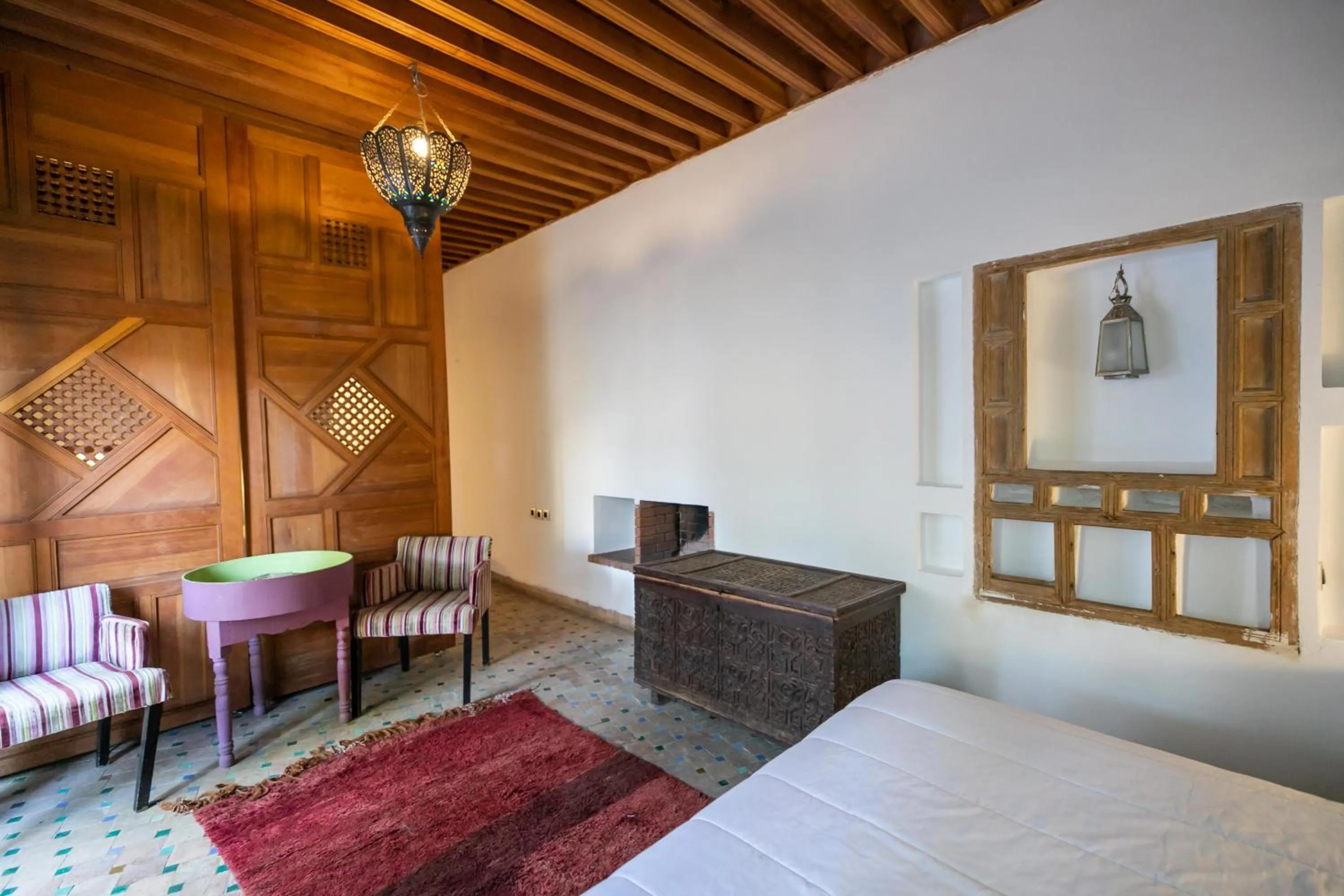 Bed in RIAD LOUDAYA AND SPA