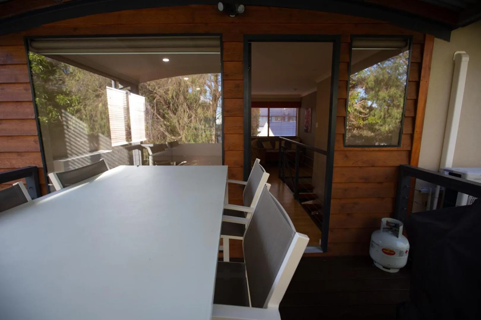 BBQ facilities in Dunn Bay Village Resort Homes