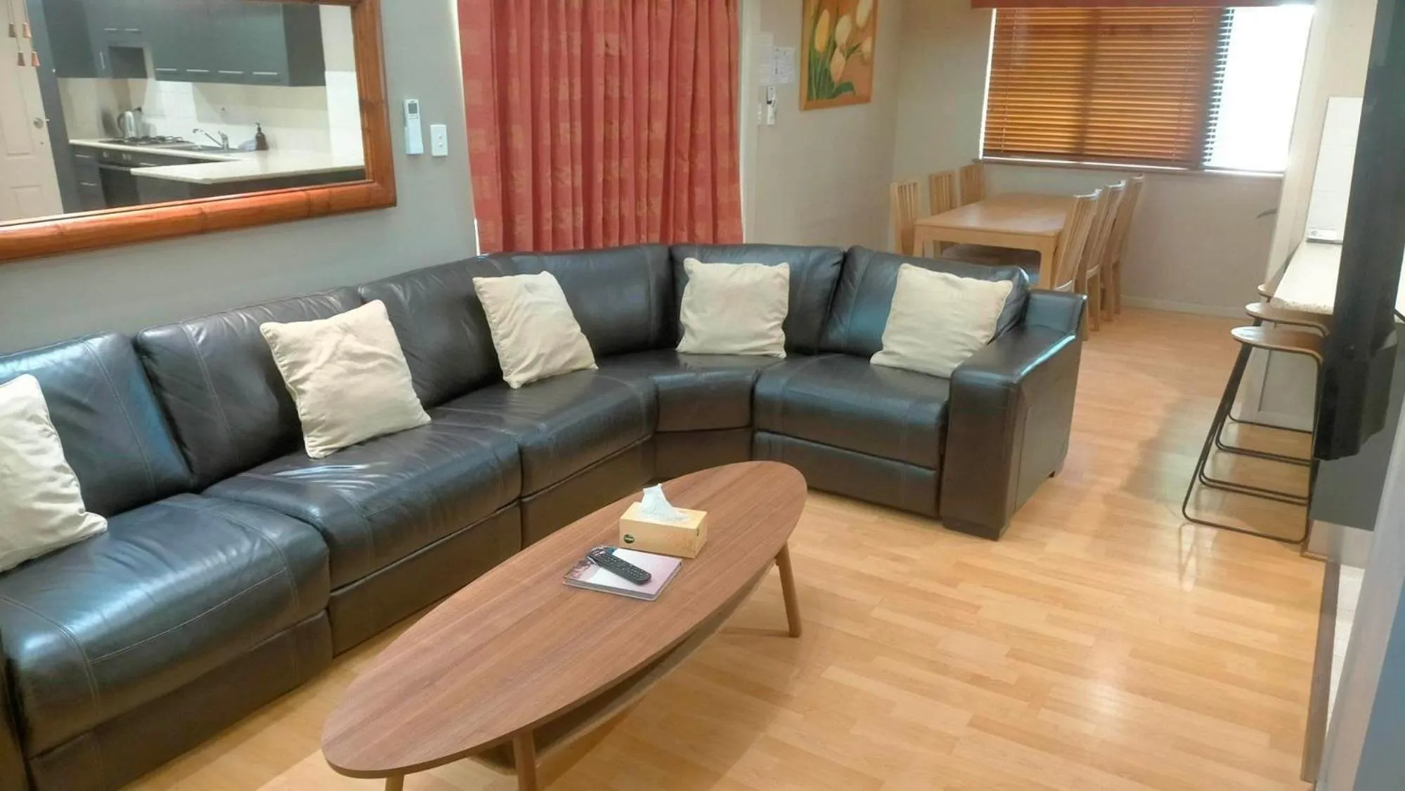 Communal lounge/ TV room in Dunn Bay Village Resort Homes