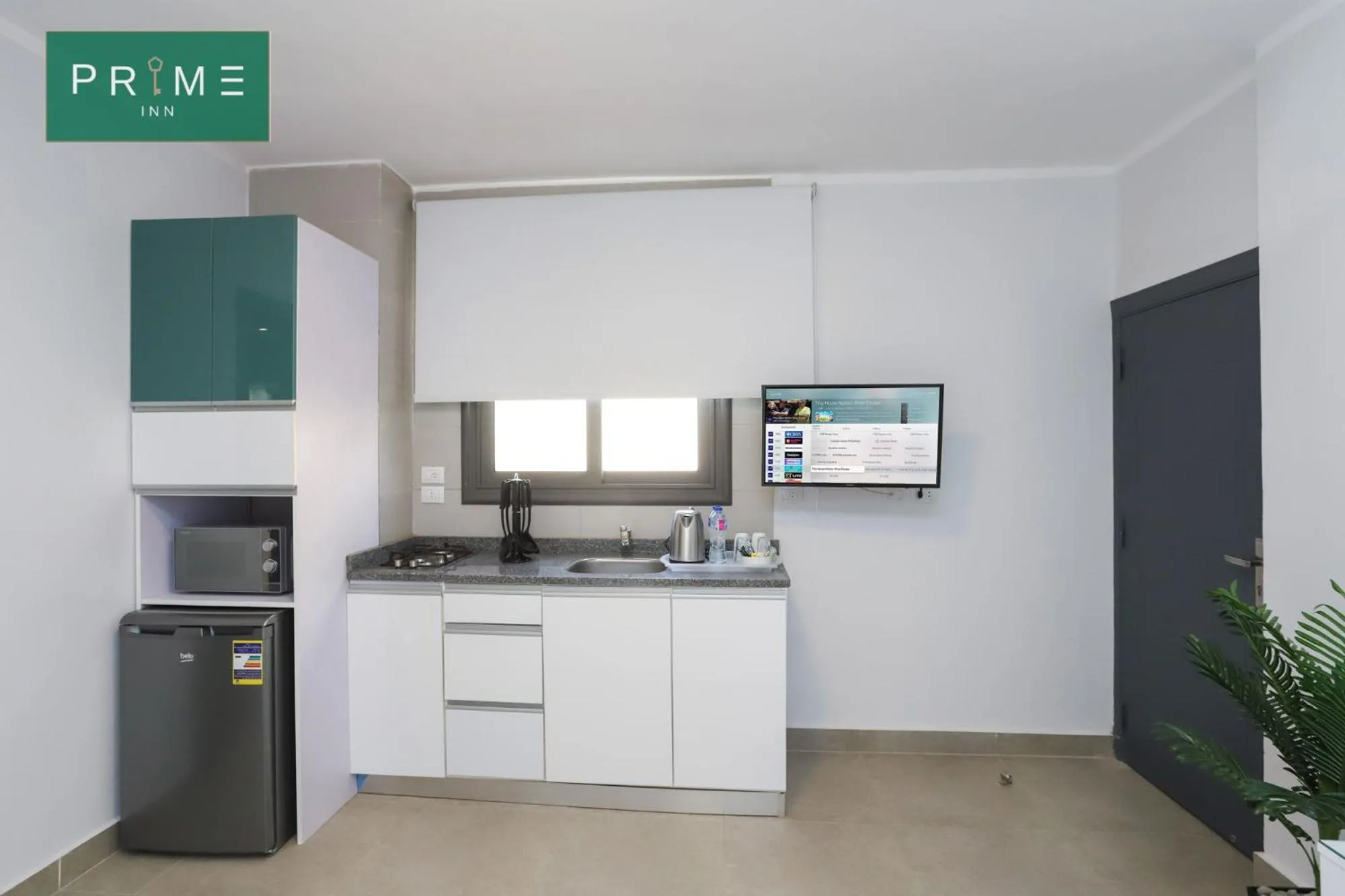 Kitchen or kitchenette in Prime Inn 10th Of Ramadan