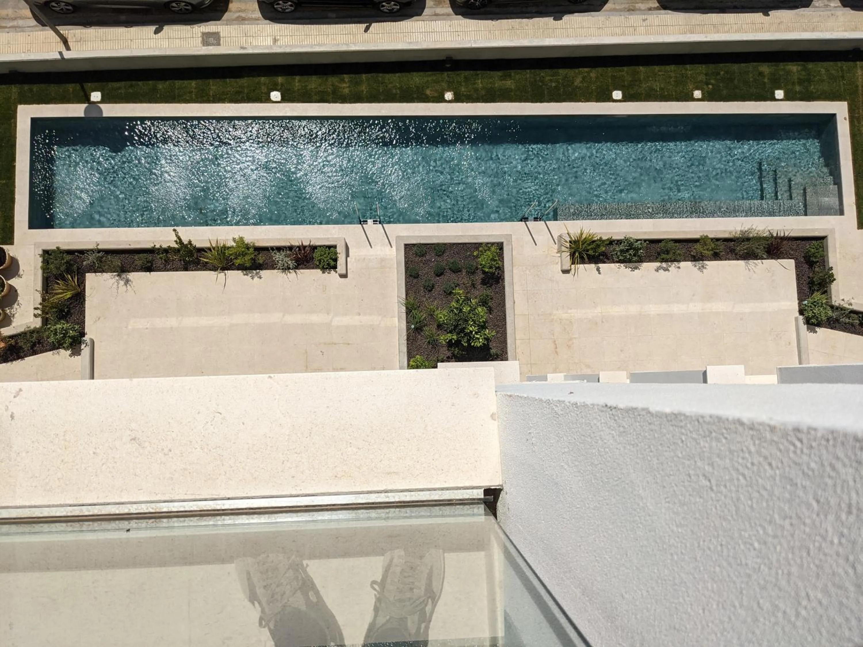 Pool view in ECO-APARTMENTS LA MARINEDA